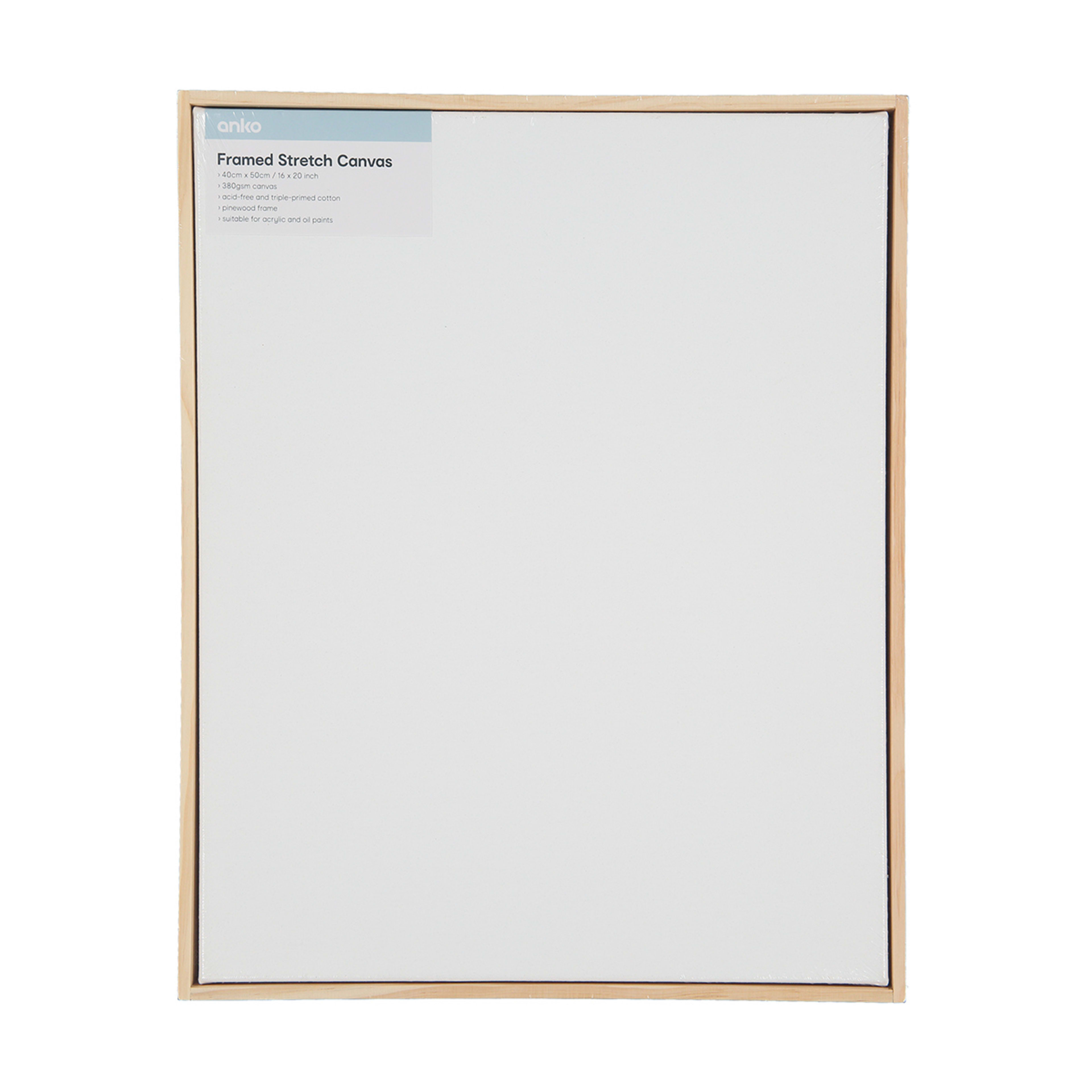 16in. x 20in. Stretched Canvas with Wood Frame Kmart
