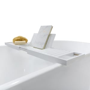 Adjustable Bath Caddy - White - Kmart NZ