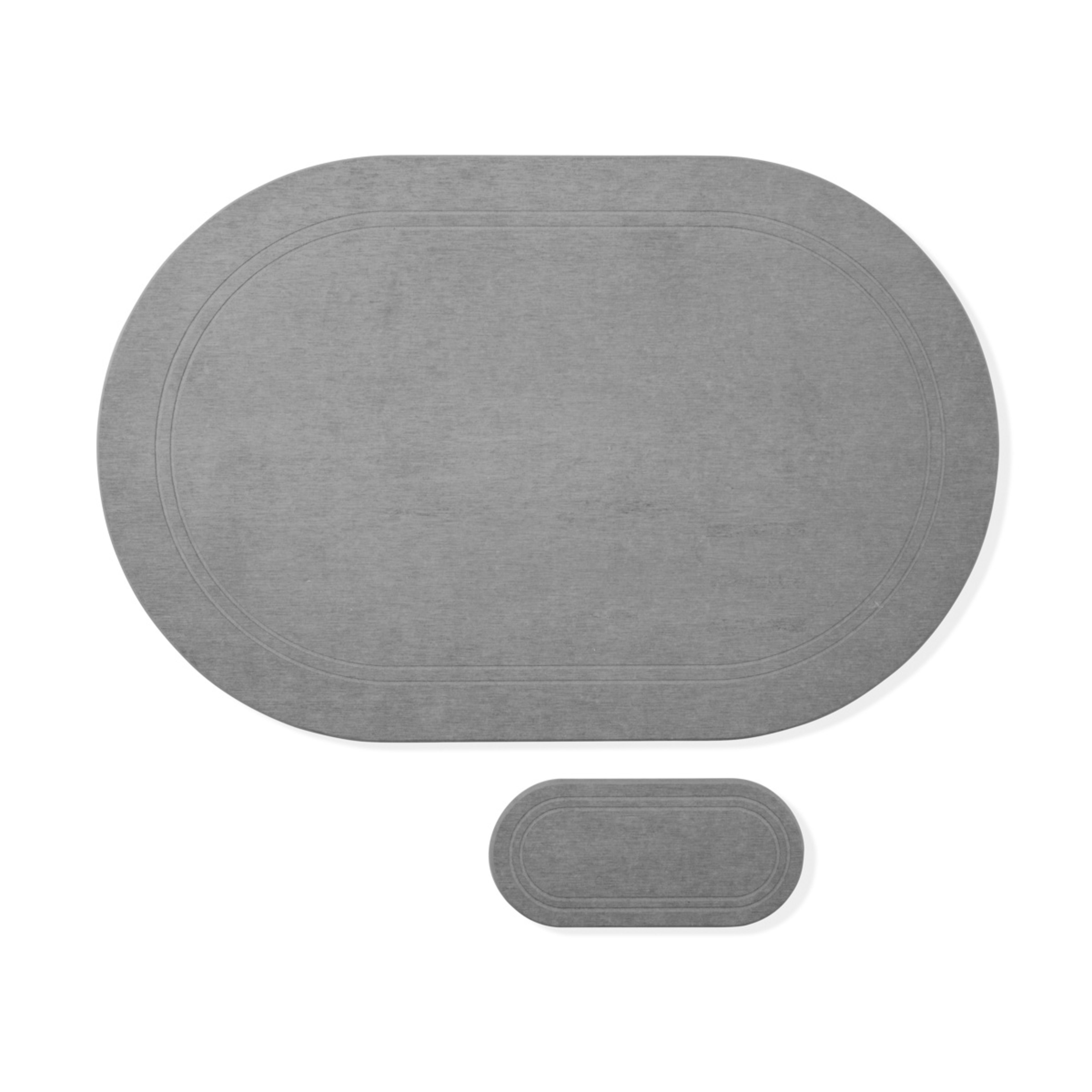 4 Stone Dry Bathmat and Tray Set, 4 of 8