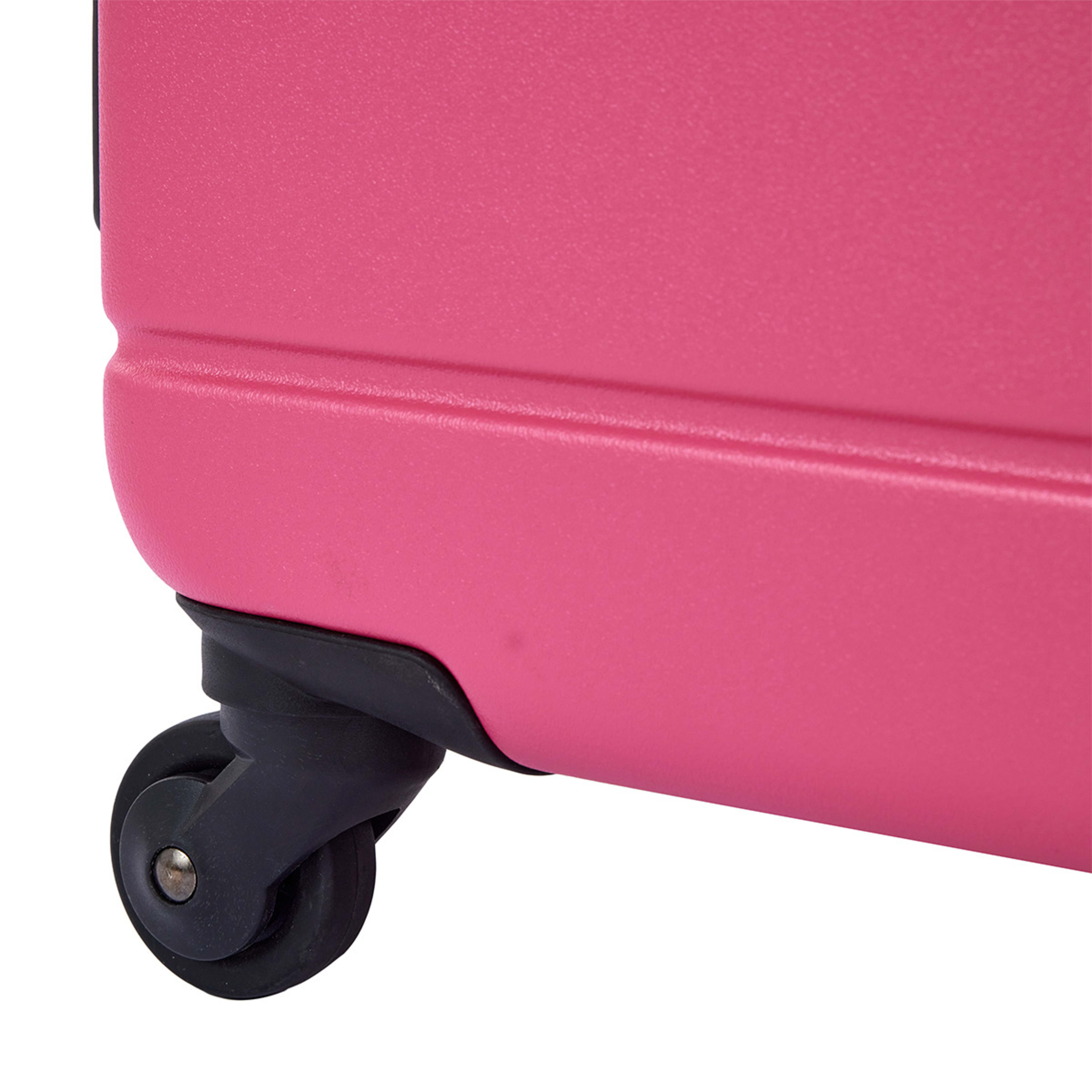 46cm Albany Hard Case 4 Wheels - Hot Pink - Kmart