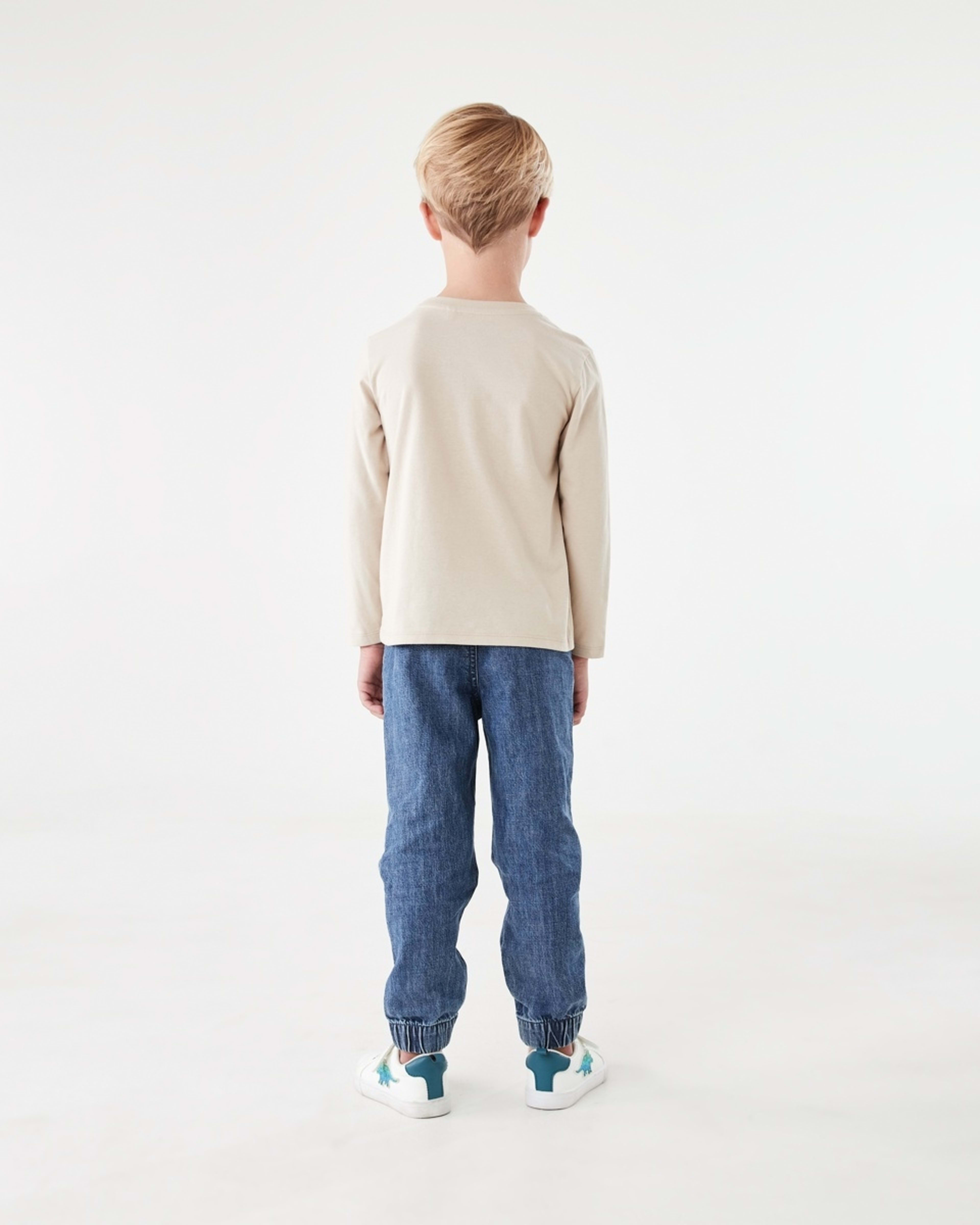6 Long Sleeve Boucle T-shirt Bge Dino, 6 of 8