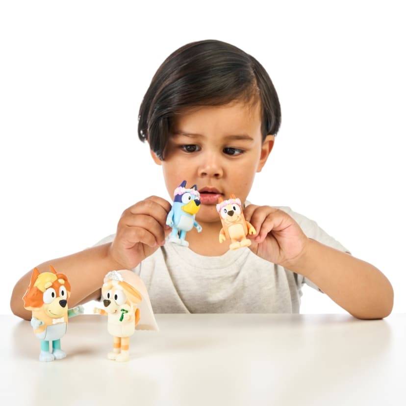 4 Pack Bluey S10 Figures Assorted Kmart NZ
