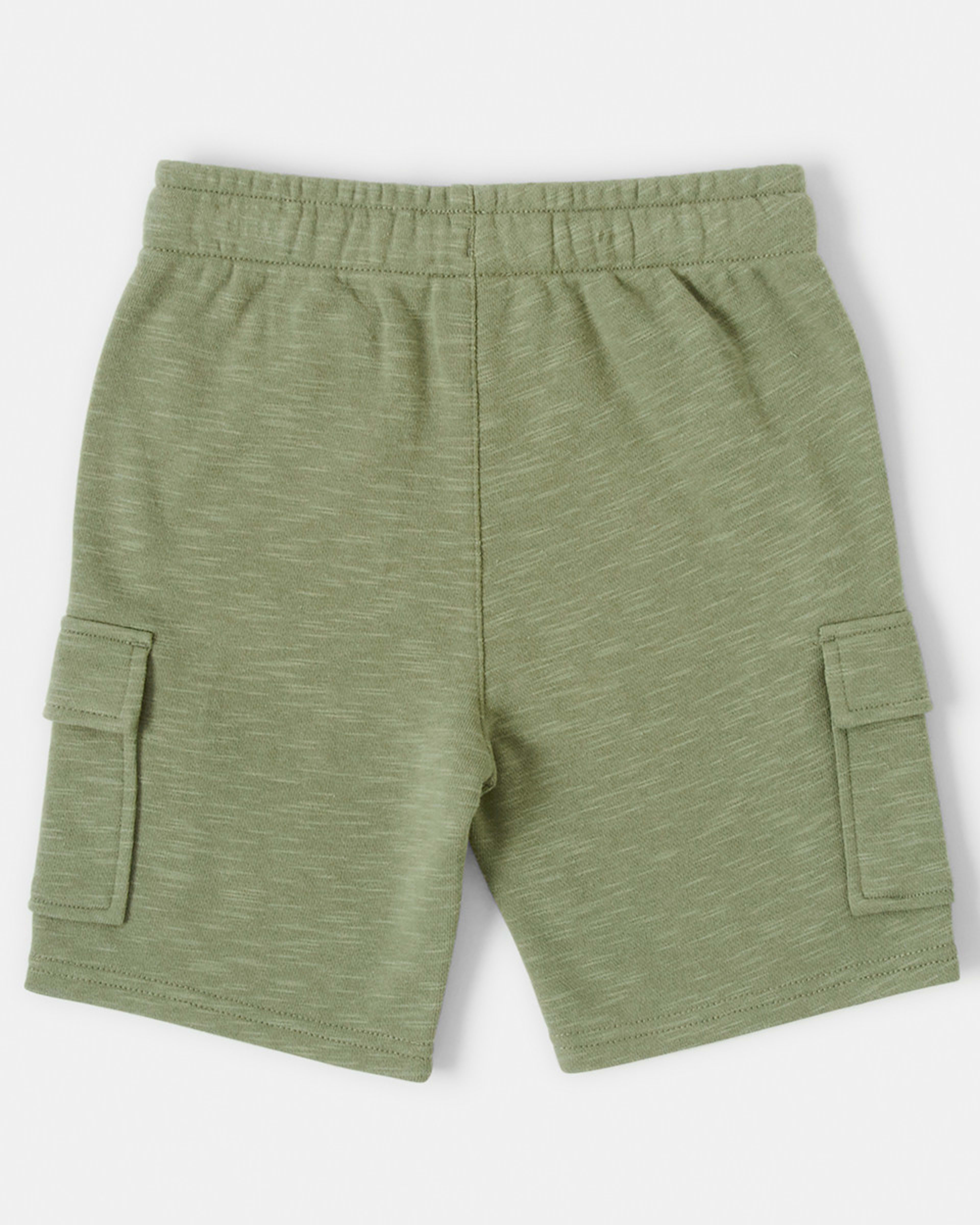 9 Cargo Knit Shorts Oil Green, 9 of 9