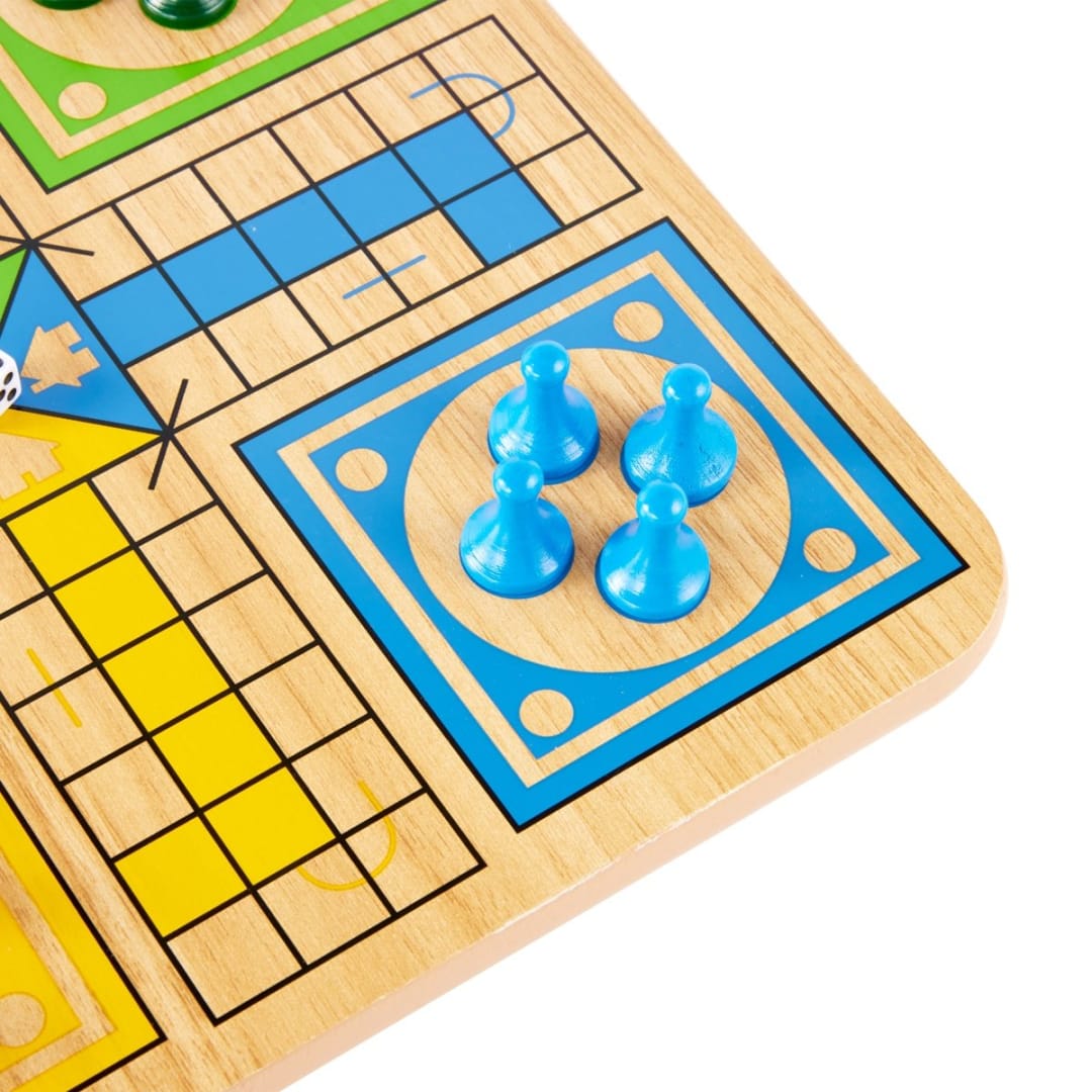 Traditional Games 2In1 Ludo and Snakes & Ladders Kmart