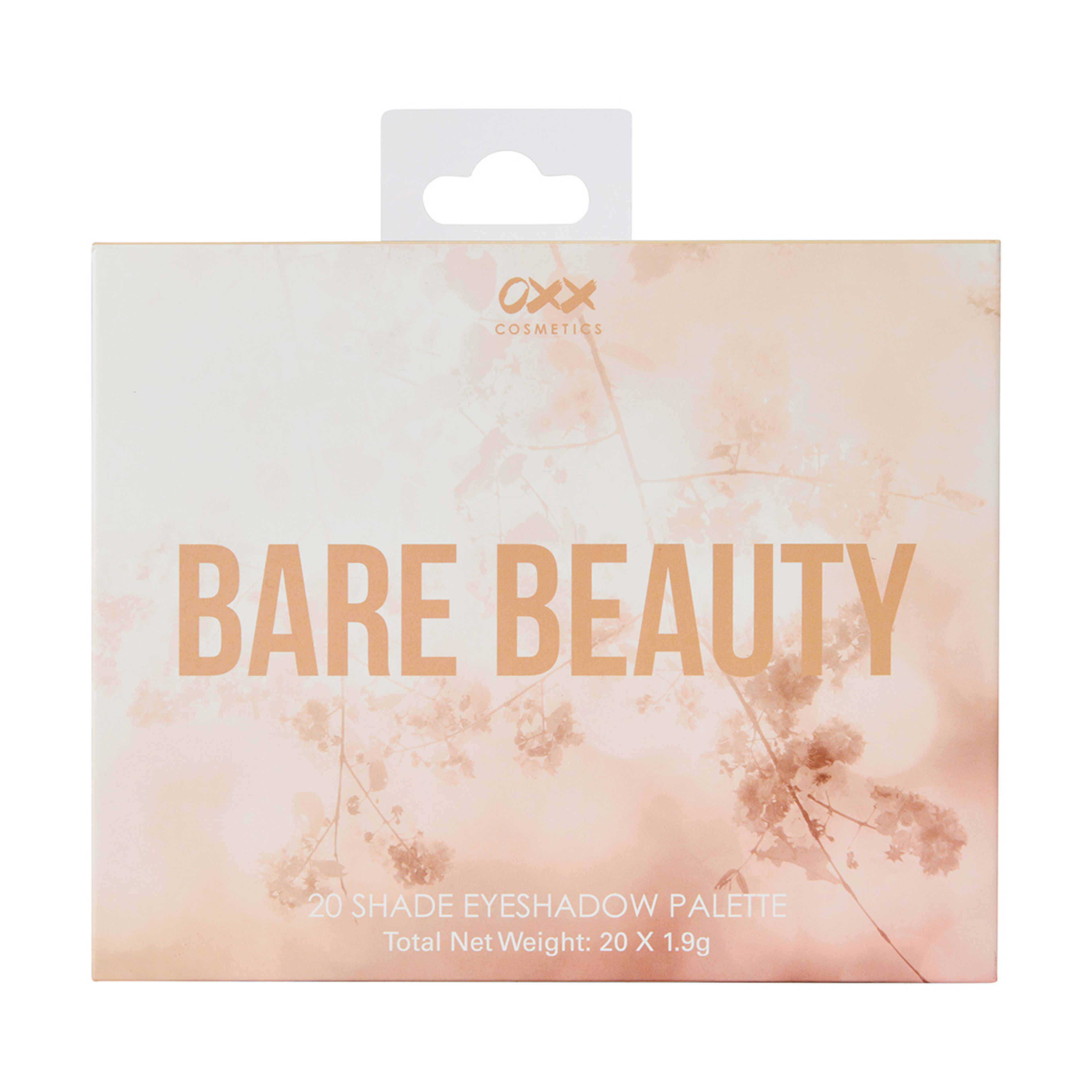 OXX Cosmetics 20 Shades Eyeshadow Palette Bare Beauty Kmart