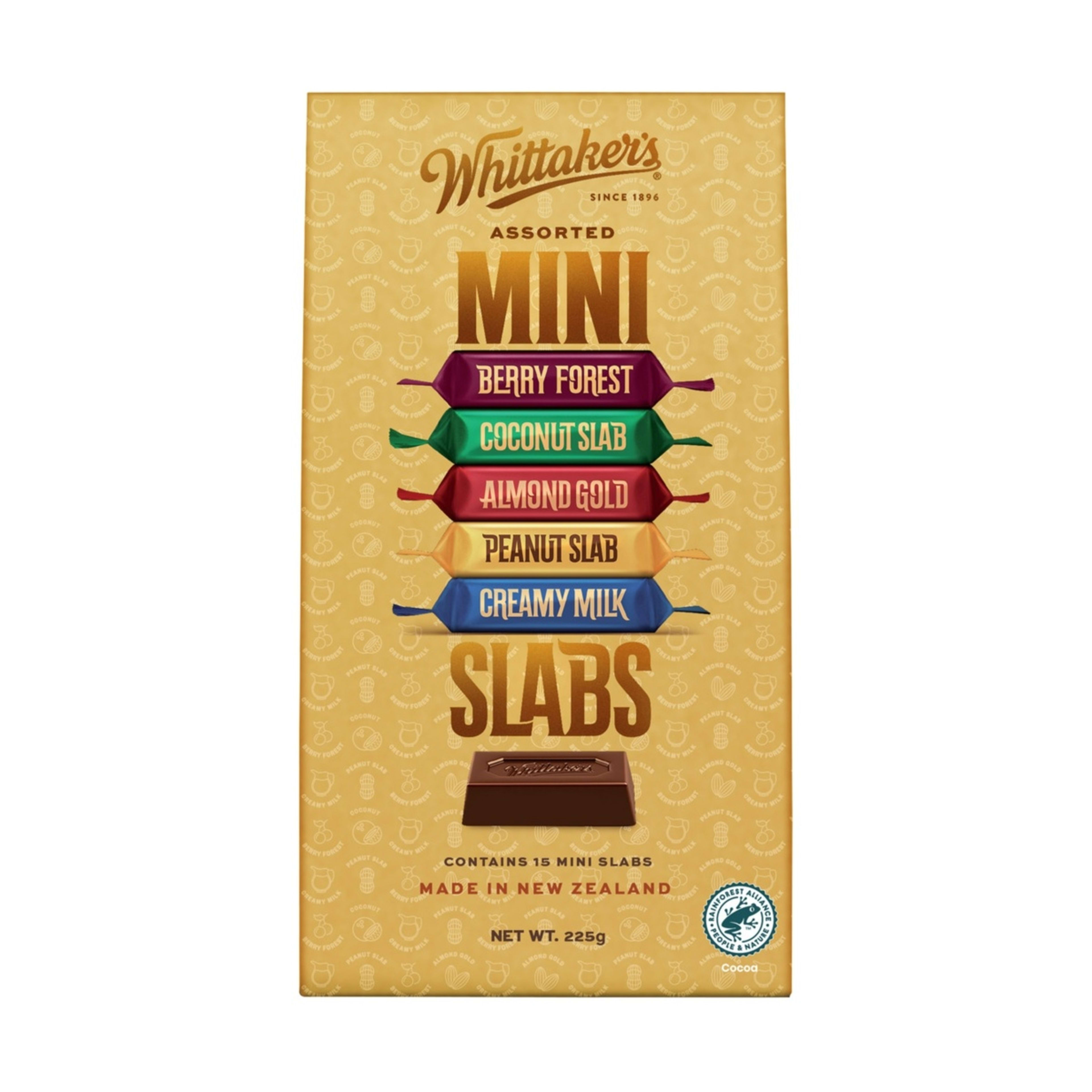 1 Whittaker's Assorted Mini Slabs 225g
