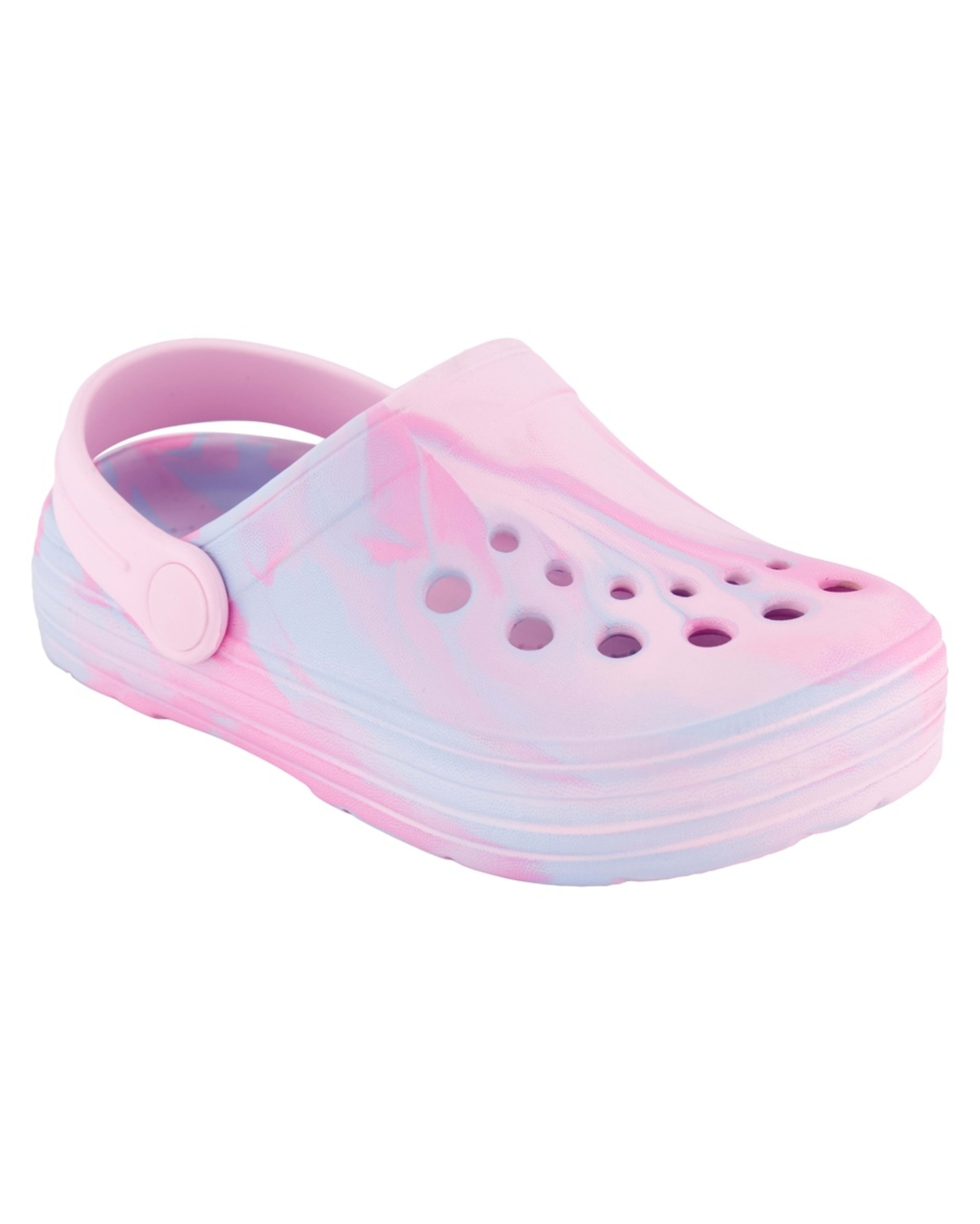 1 Junior Slip-On Clogs PINK MARBLE