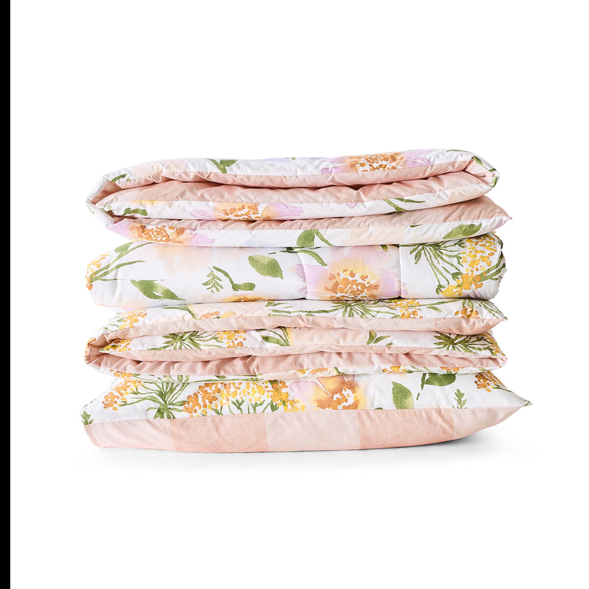 Belle Cotton Rich Reversible Comforter Set - Double Bed - Kmart