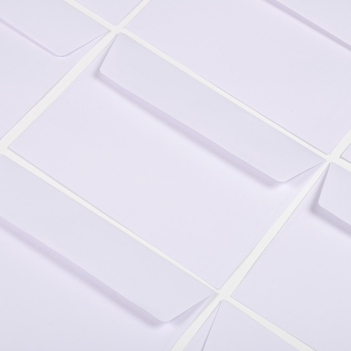 100 Pack C6 Peel and Seal Envelopes White Kmart