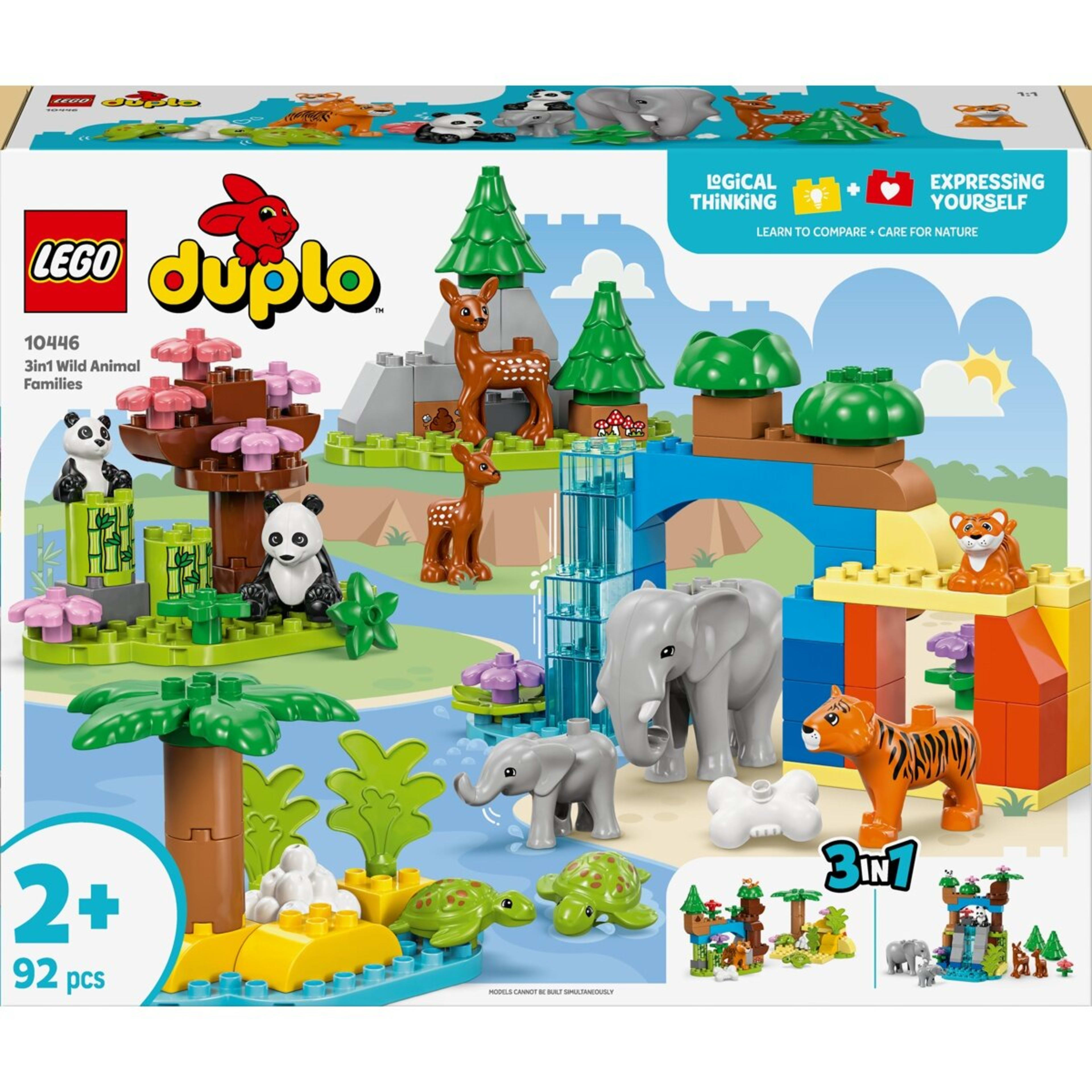 1 LEGO DUPLO Town 3-in-1 Wild Animal Families 10446, 1 of 10