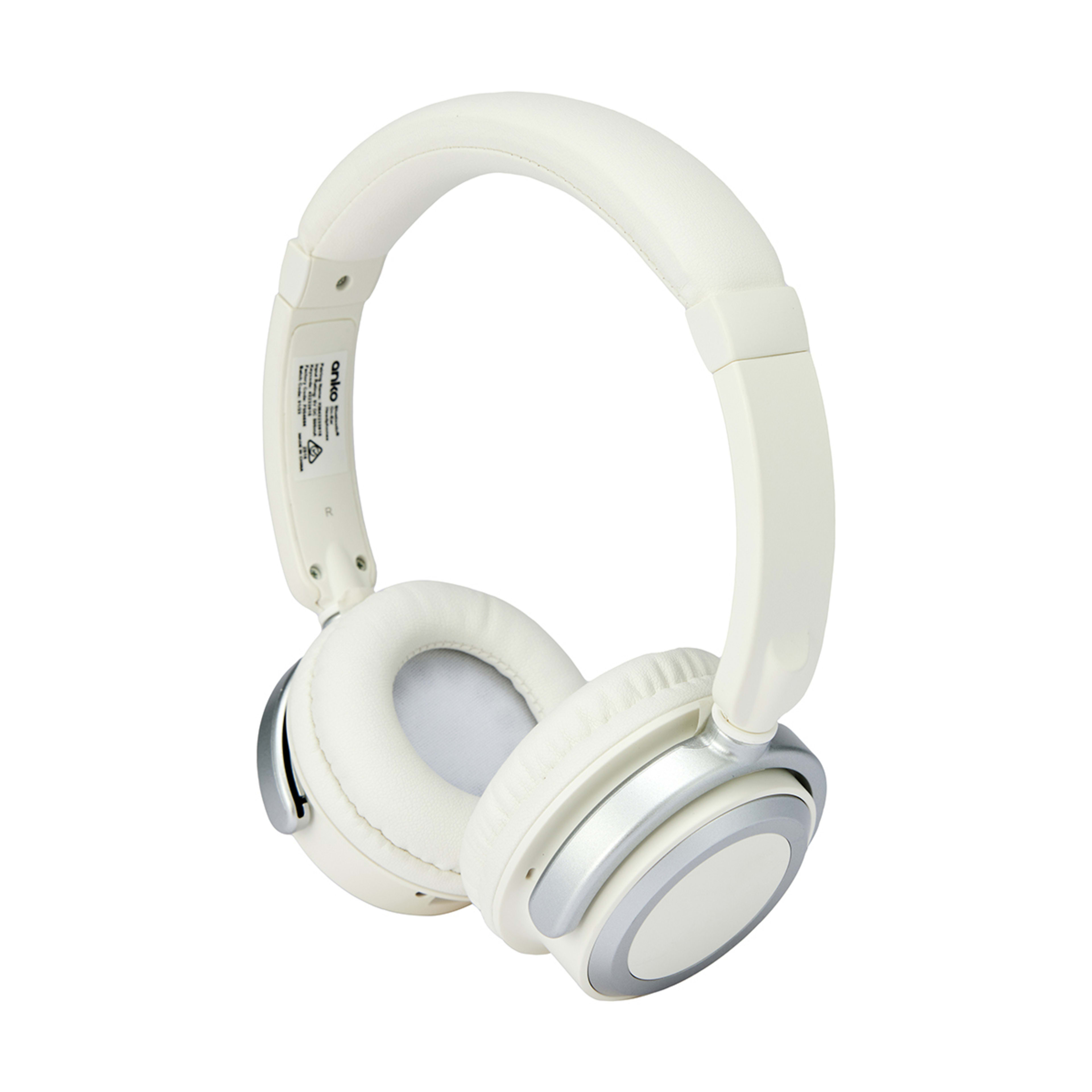 Bluetooth On-Ear Headphones - White - Kmart