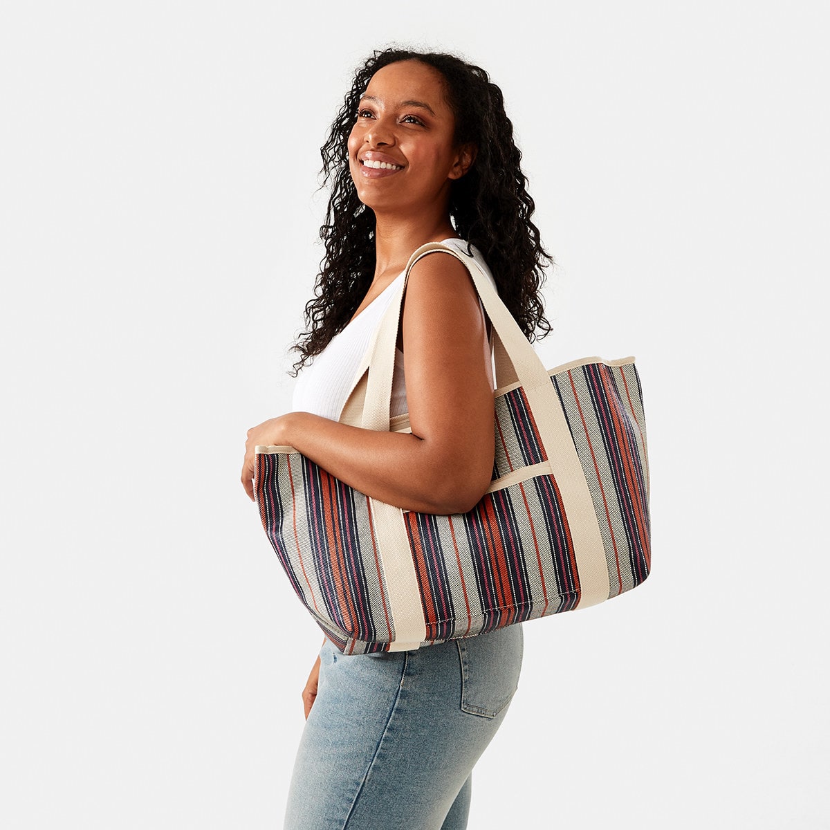 Textured Carry All Tote Bag - Kmart