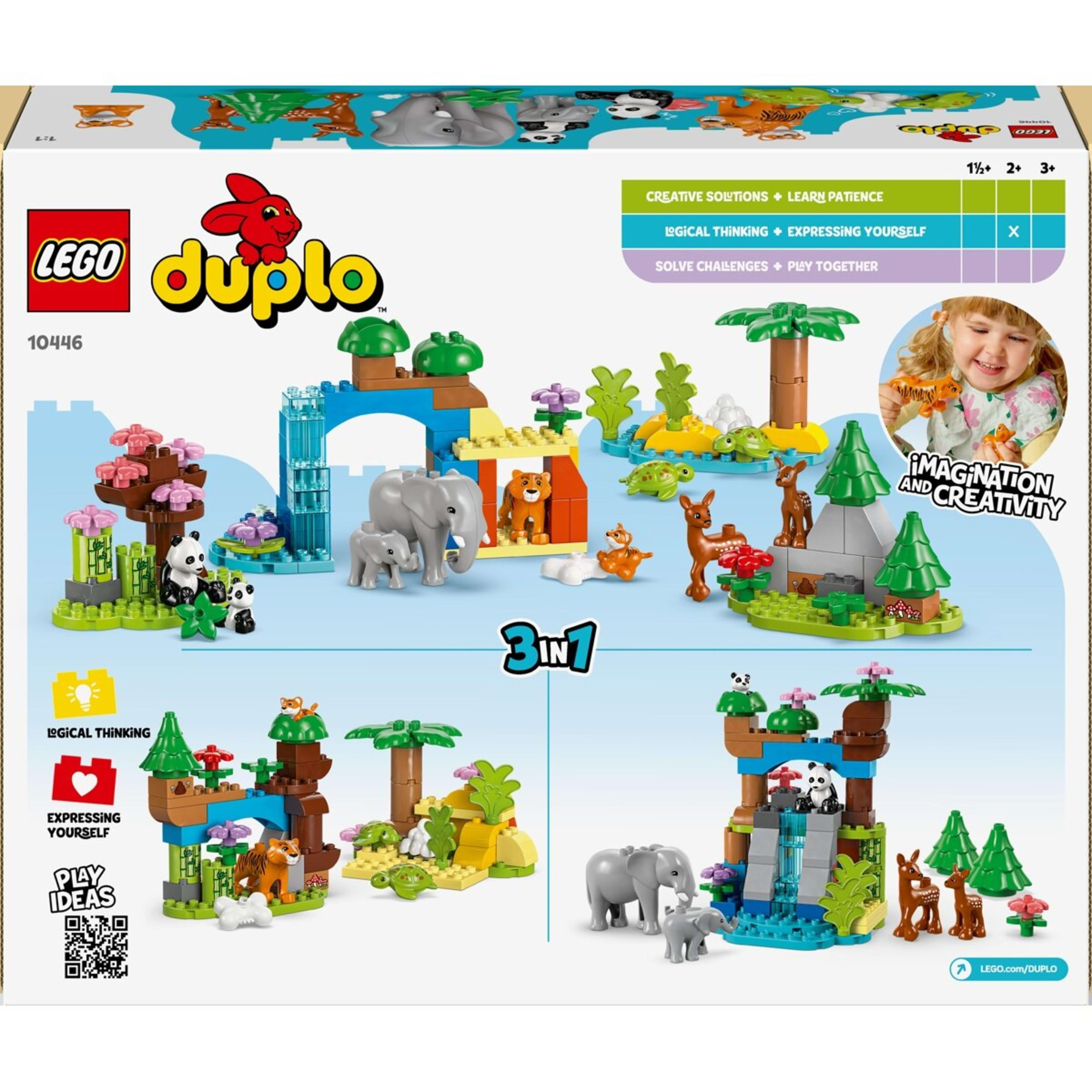 10 LEGO DUPLO Town 3-in-1 Wild Animal Families 10446, 10 of 10