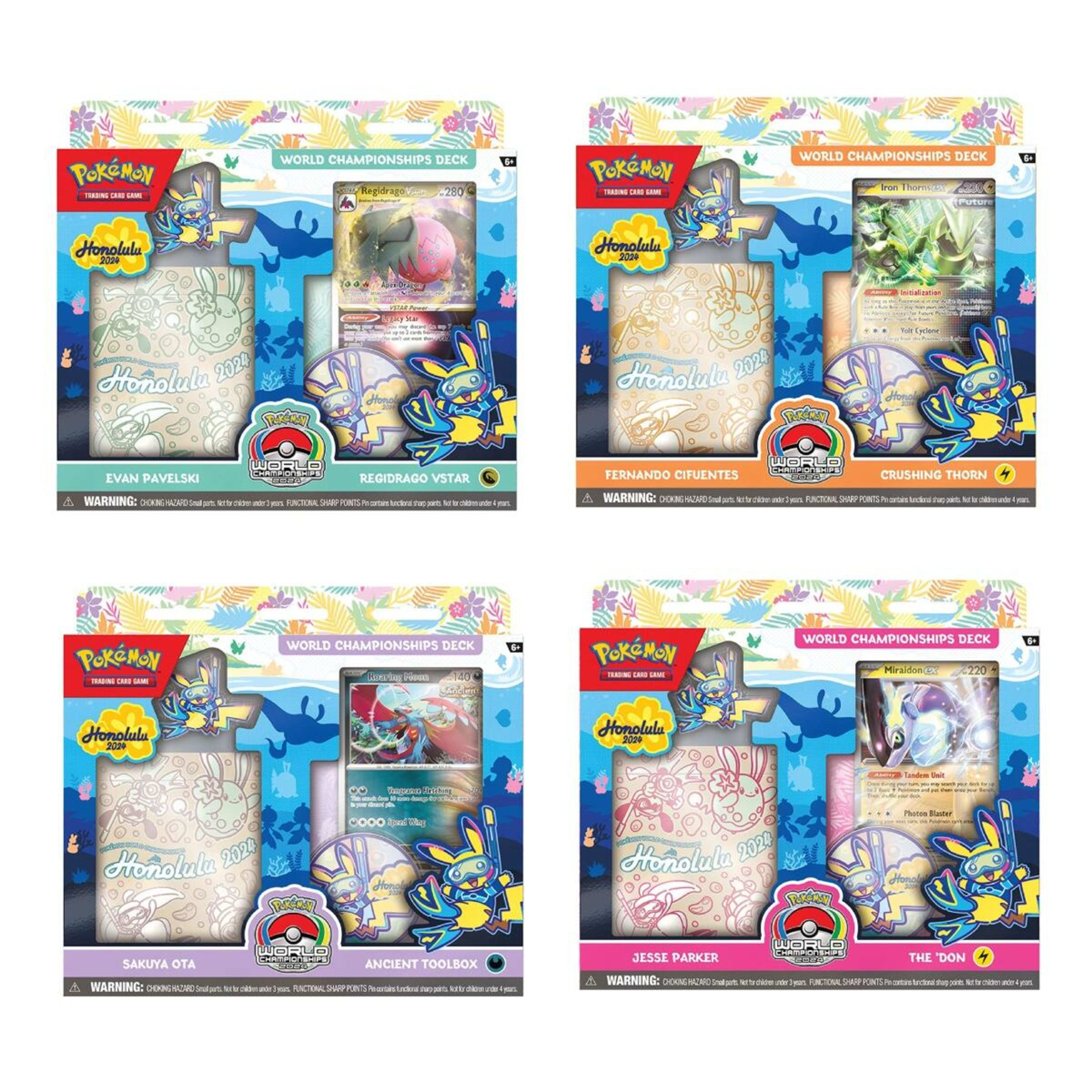 1 Pokemon Trading Card Game: Honolulu 2024 World Championships Deck - Assorted