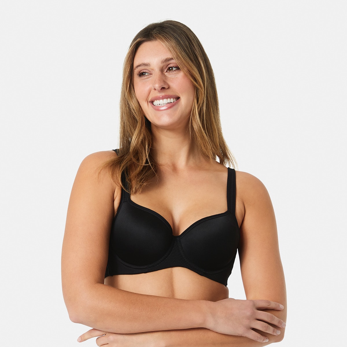 2 Pack Active Womens Sports Underwire Padded Medium Support Bra Kmart NZ