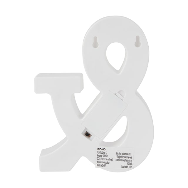 Light Up Letter & Kmart