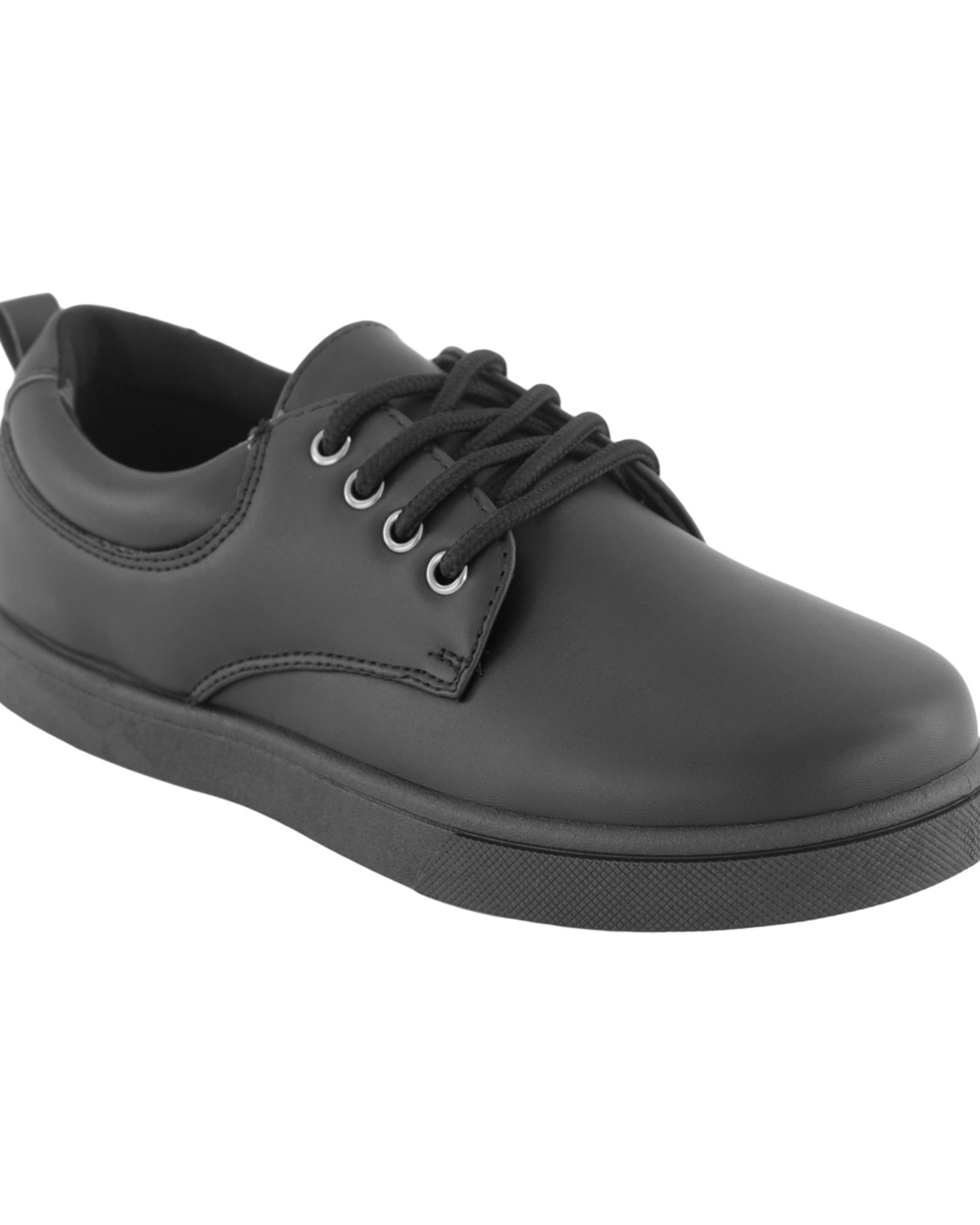 1 Senior Lace-Up School Shoes Black