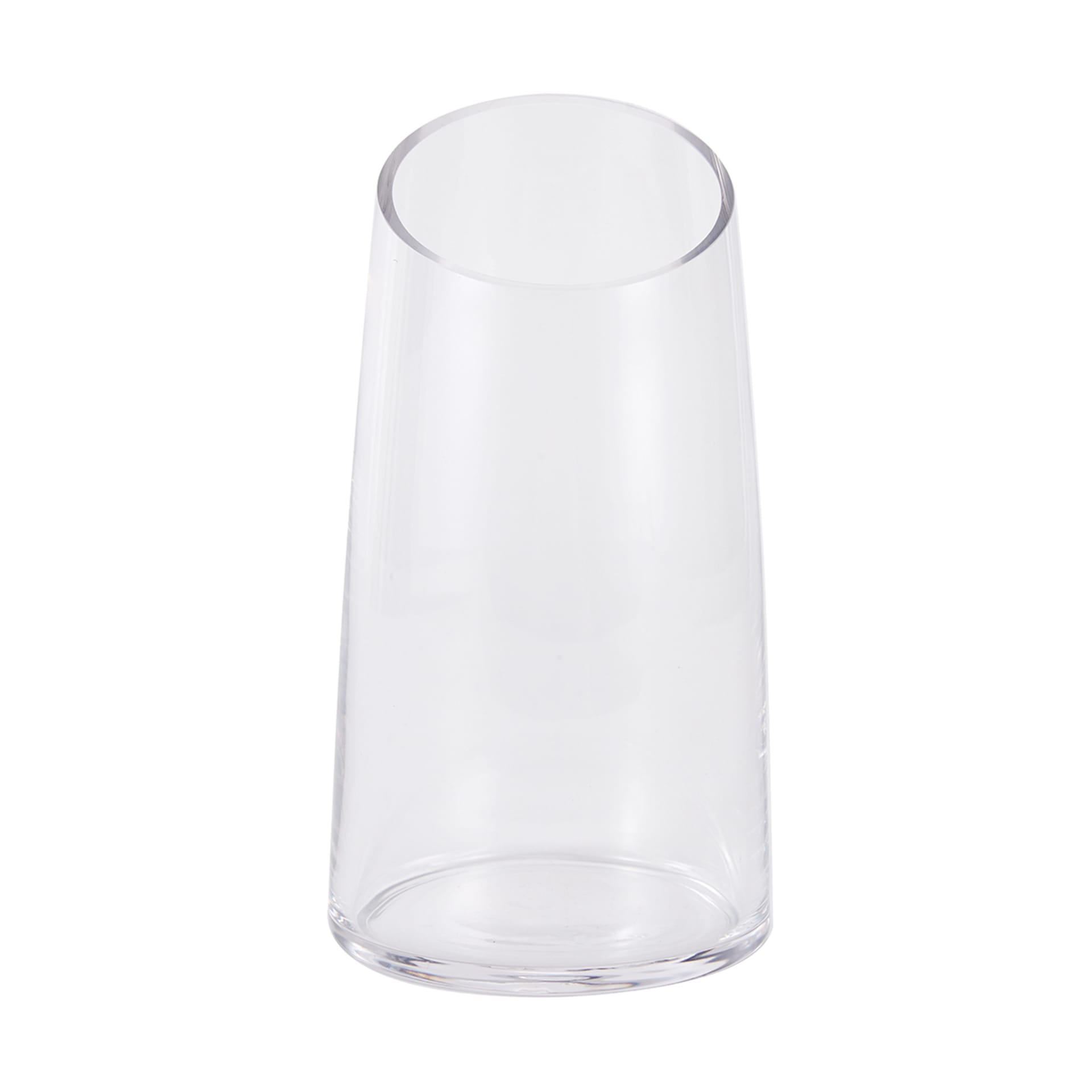 Bevelled Glass Vase Kmart