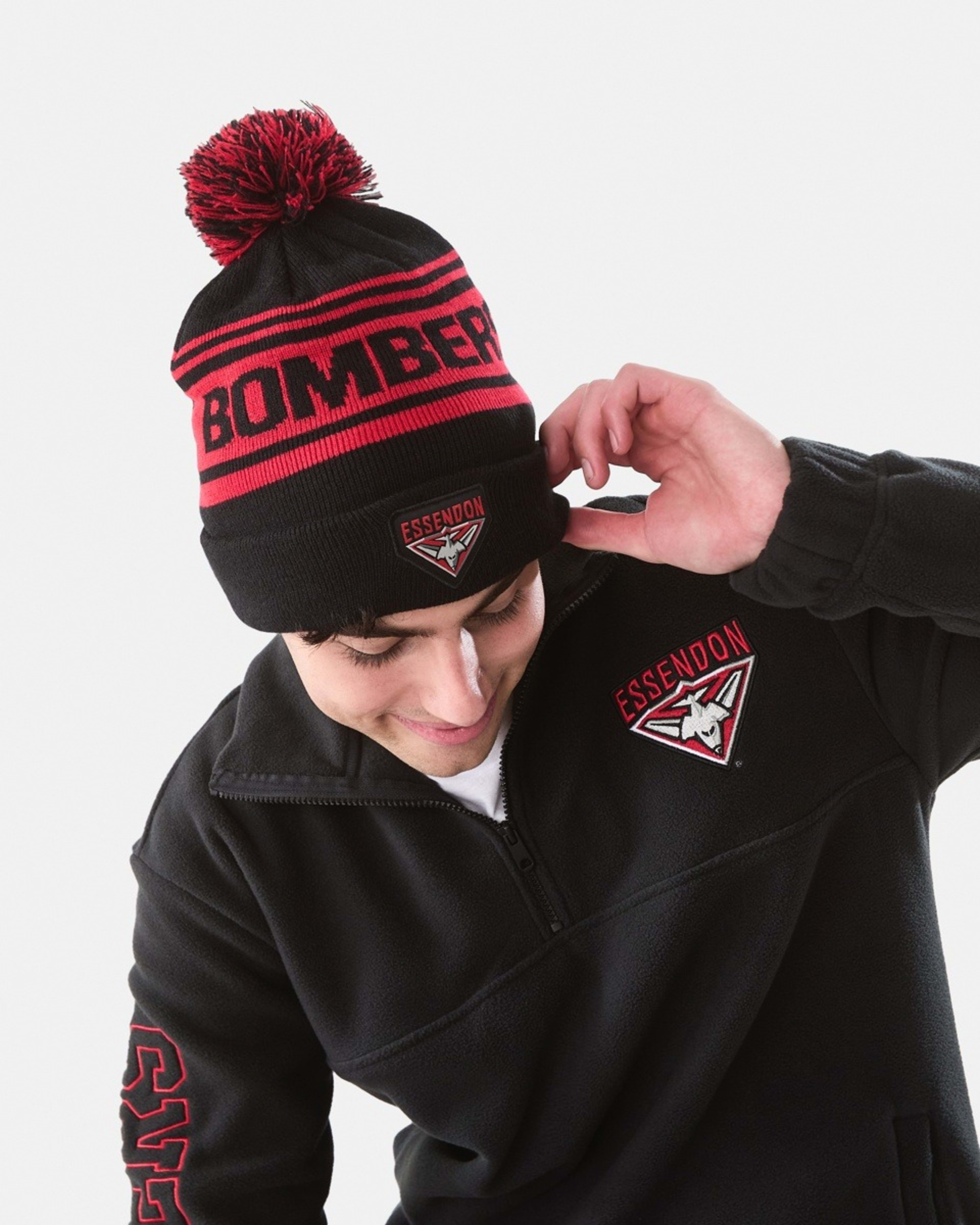 3 Official AFL Adult Beanie Essendon, 3 of 5