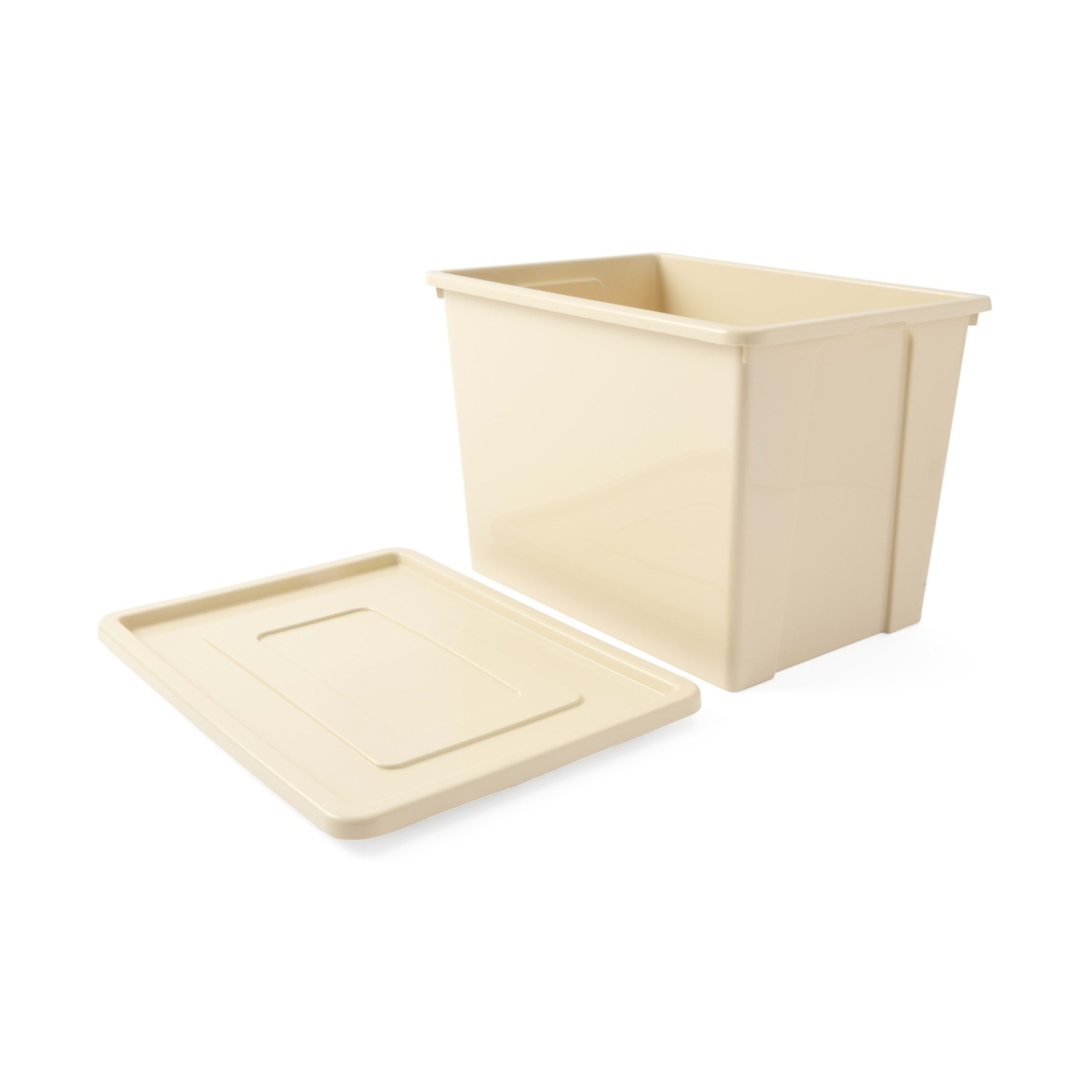 6 3 Pack 20L Storage Boxes - Beige, 6 of 10