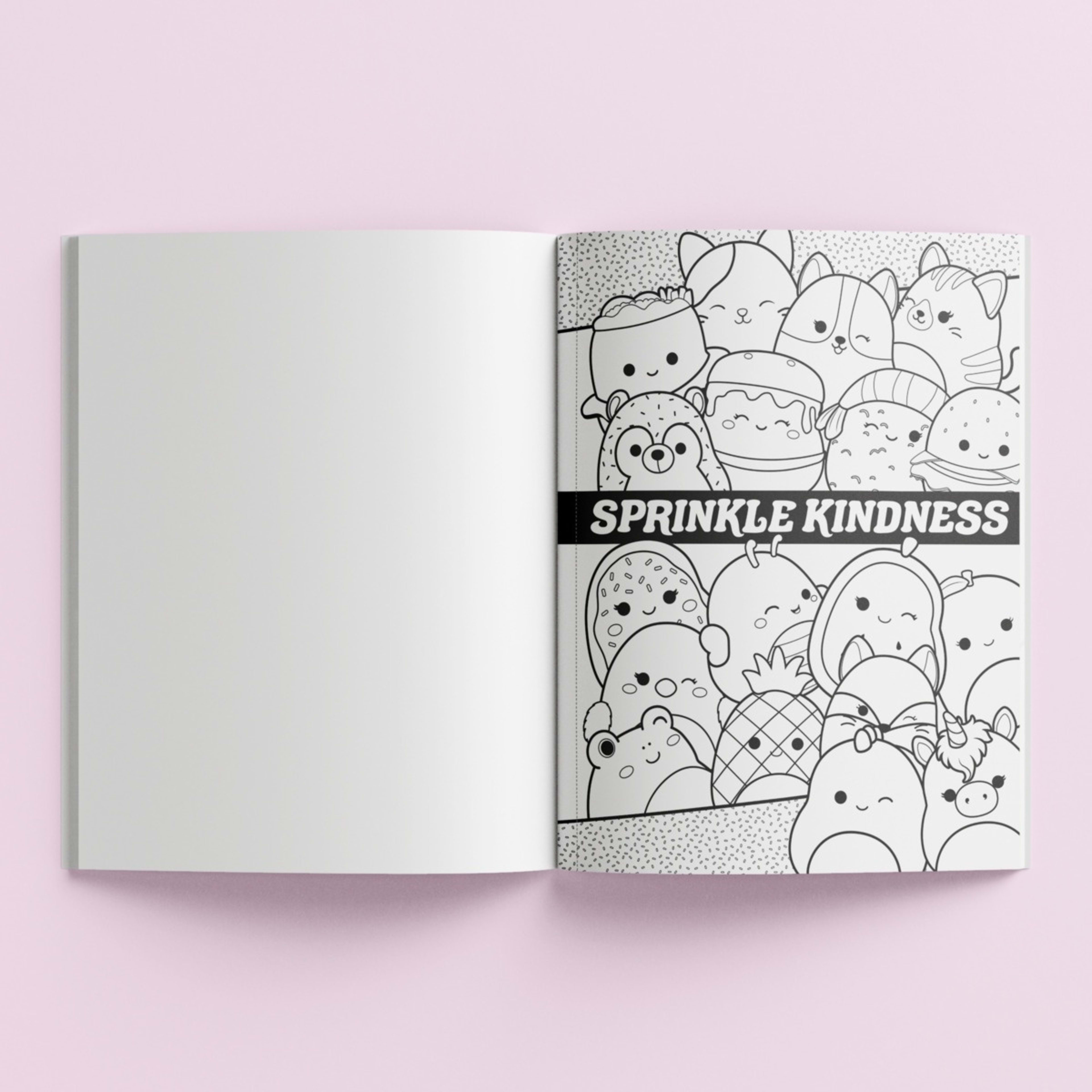 Kaleidoscope Original Squishmallows Oh So Sweet Colouring Book - Kmart