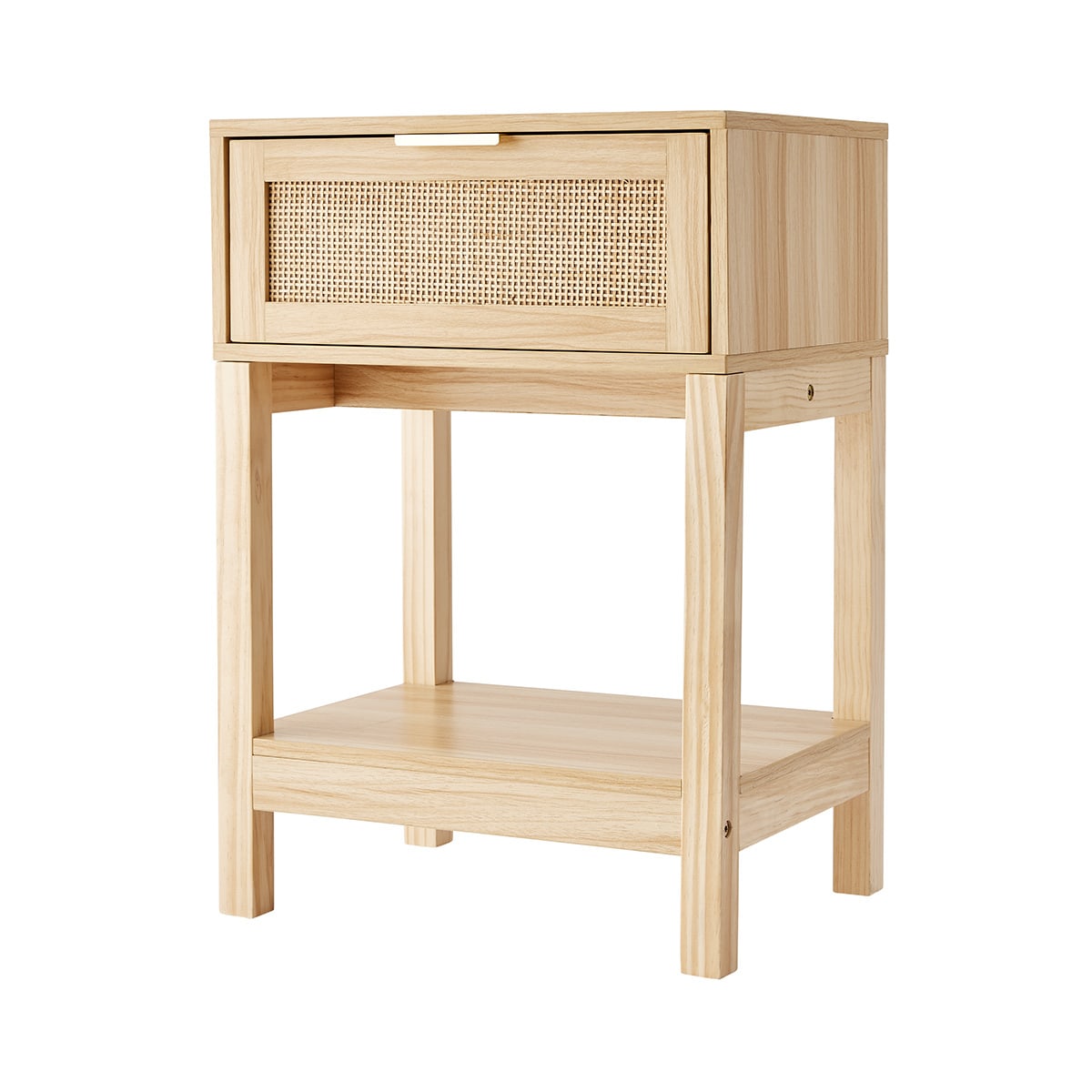 Fraser Rattan Bedside Table Kmart