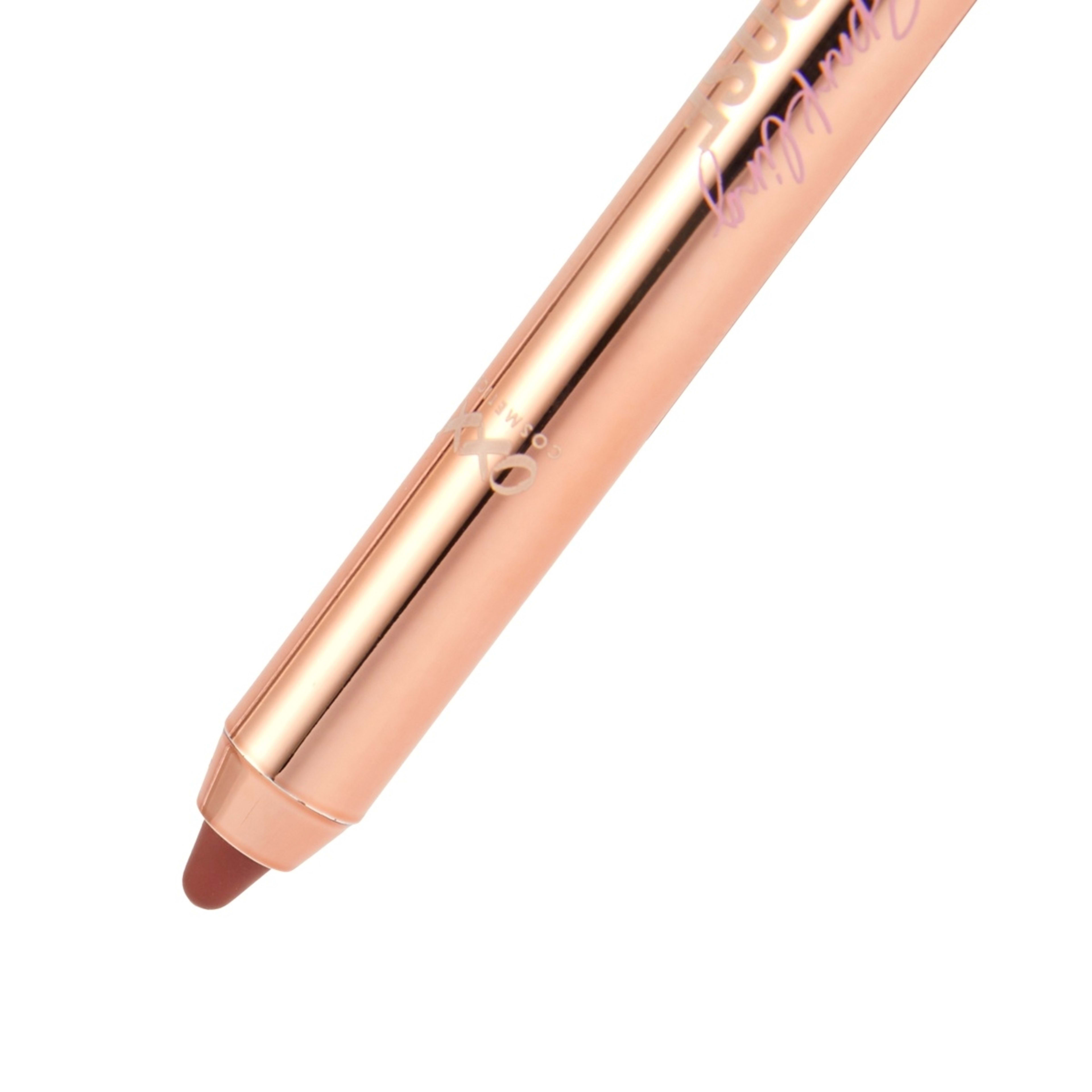 4 OXX Cosmetics Sparkling Rose Glossy Lip Duo - Brown, 4 of 7