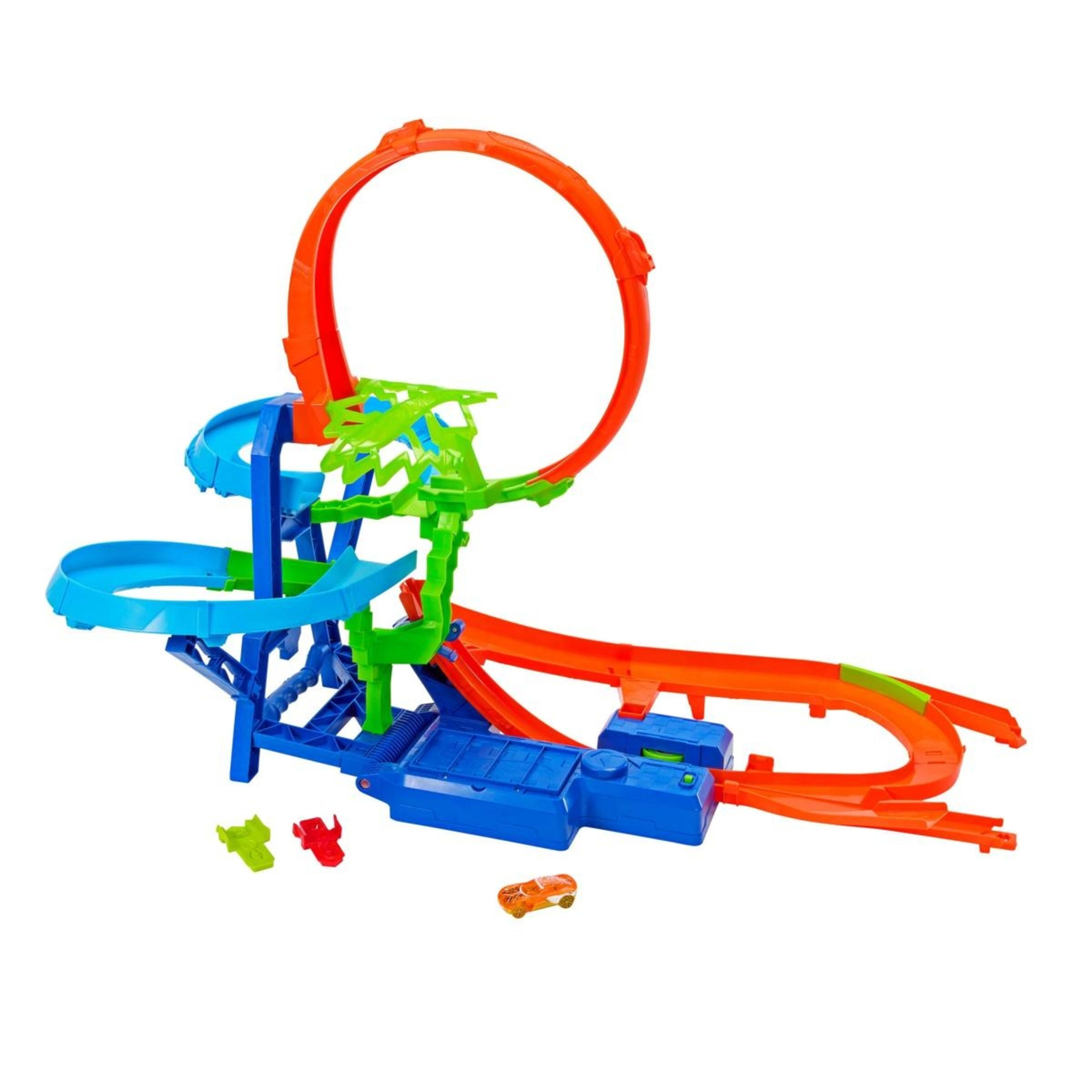 2 Hot Wheels Stunt Tracks Mid-Air Crash Playset, 2 of 6