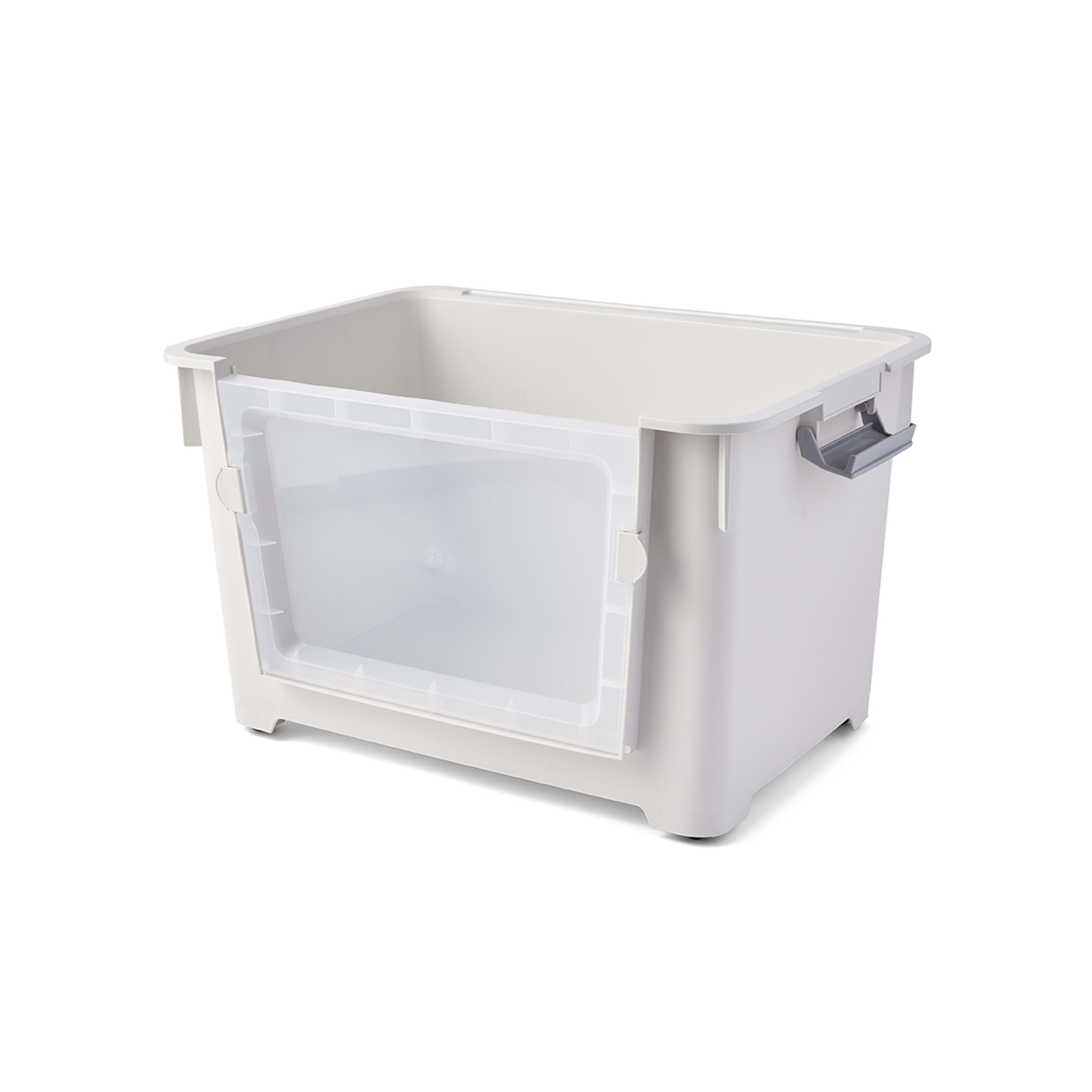 Front Opening Storage Tub Medium Kmart