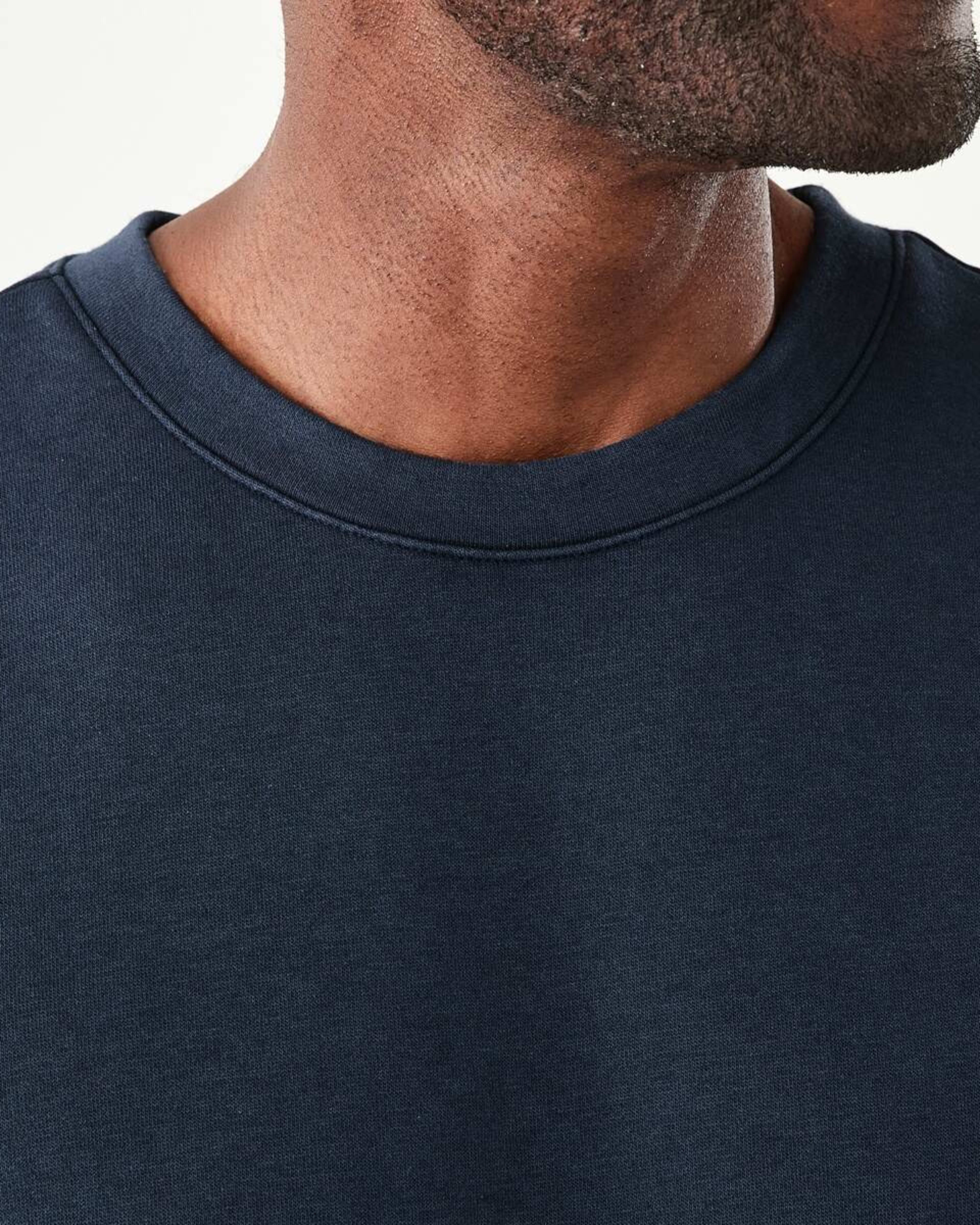 5 Active Mens Washed Terry Muscle Shade Navy, 5 of 6