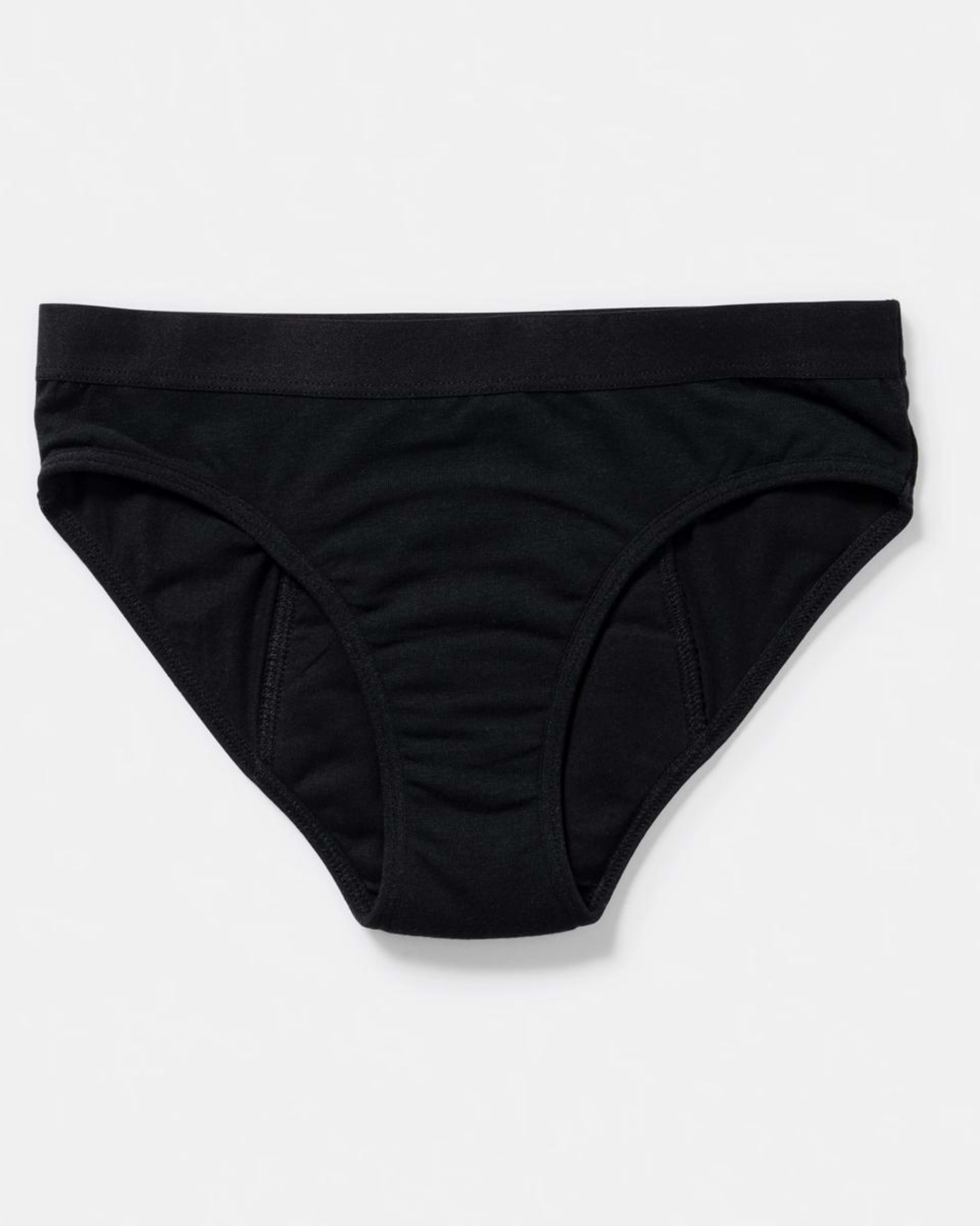 4 2 Pack Girls Period Briefs BLACK BOWS, 4 of 4