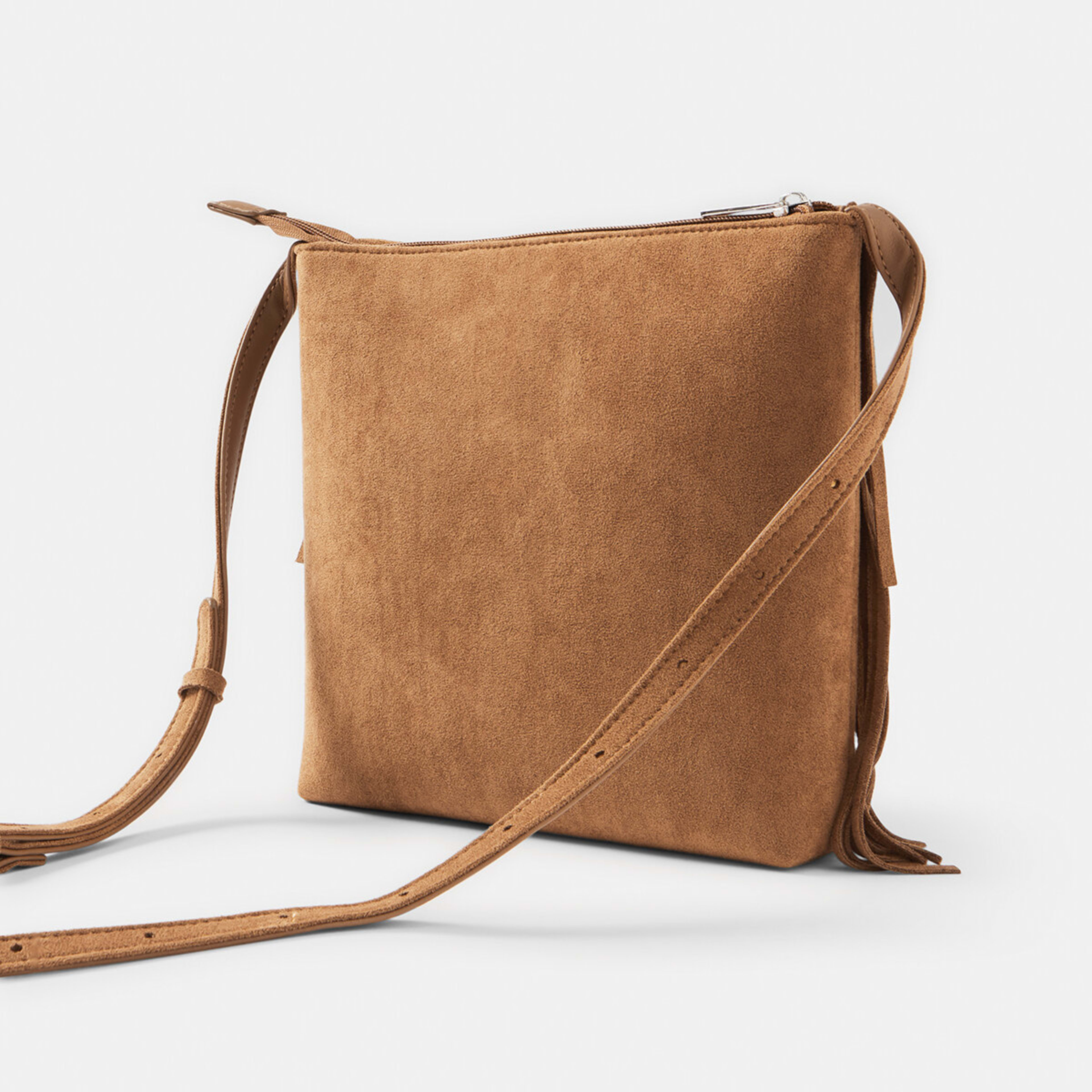 3 Crossbody Bag Brown Tan, 3 of 5