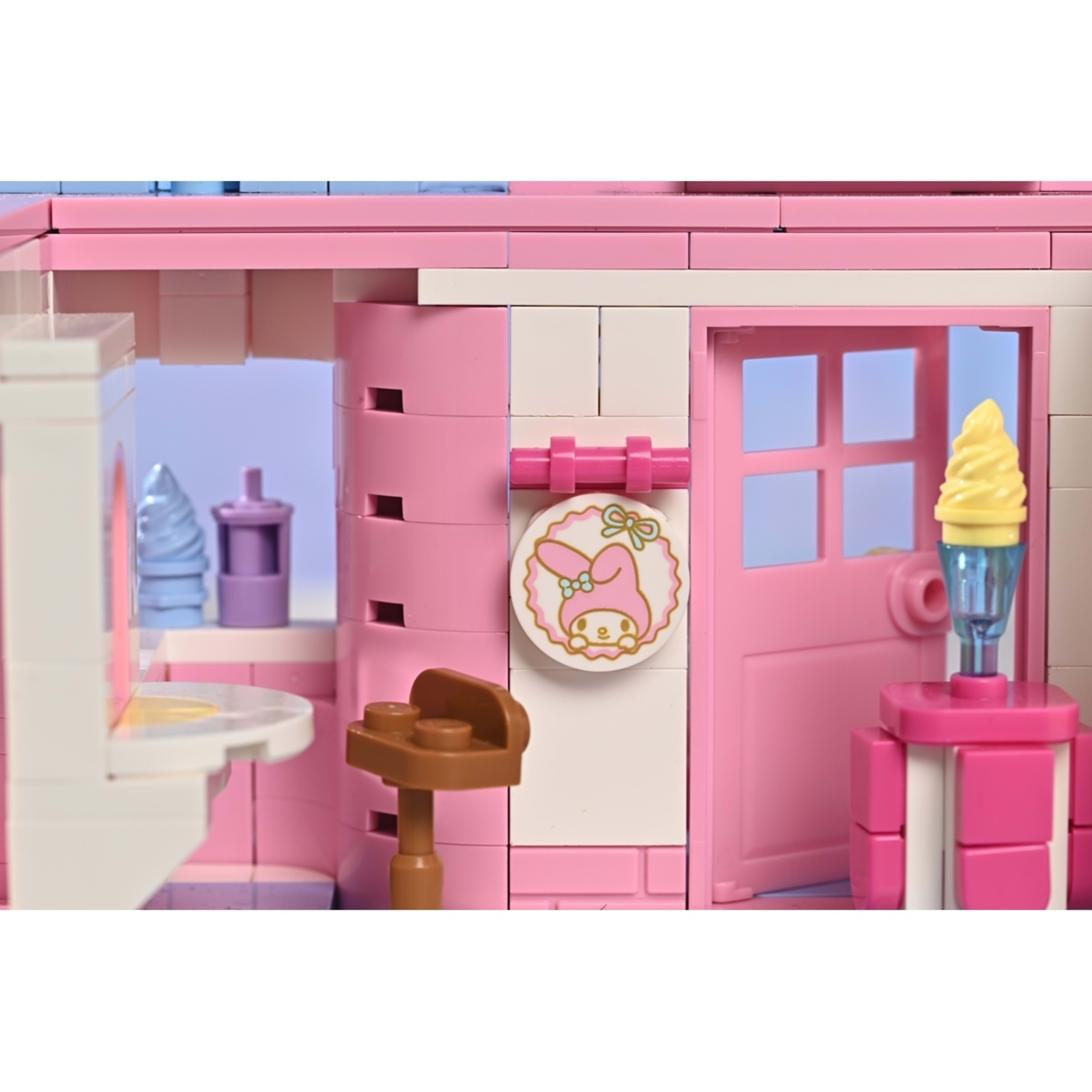 4 348 Piece Keepplay Hello Kitty My Melody Sweet Ice Cream House Playset, 4 of 6