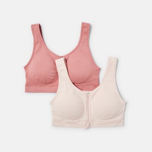 Post Surgery Front Closure Wirefree Bra, Style:T2189