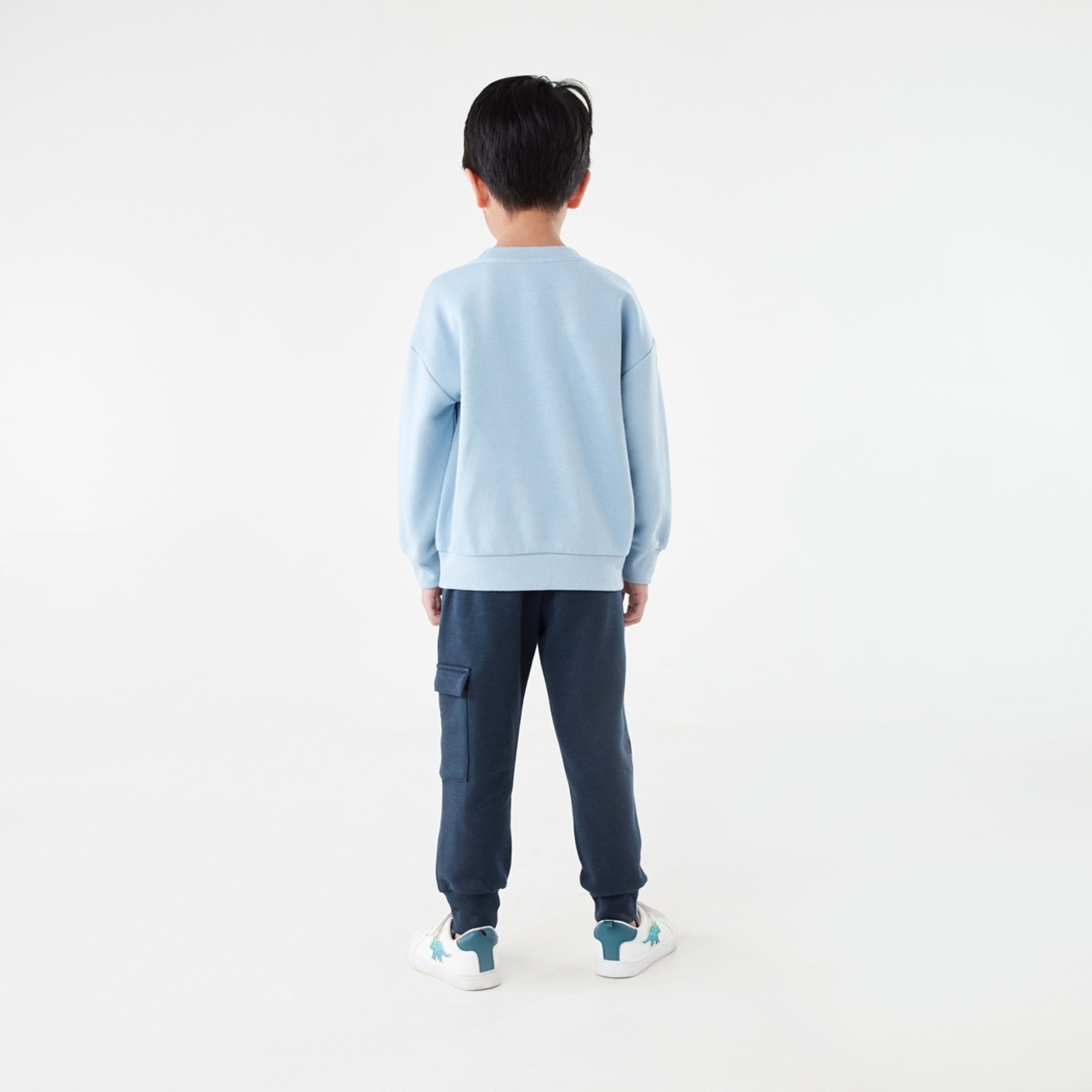 6 Lilo and Stitch License Oversized Print Crew Neck Sweatshirt Lilo Stitch Chill Vibes, 6 of 8