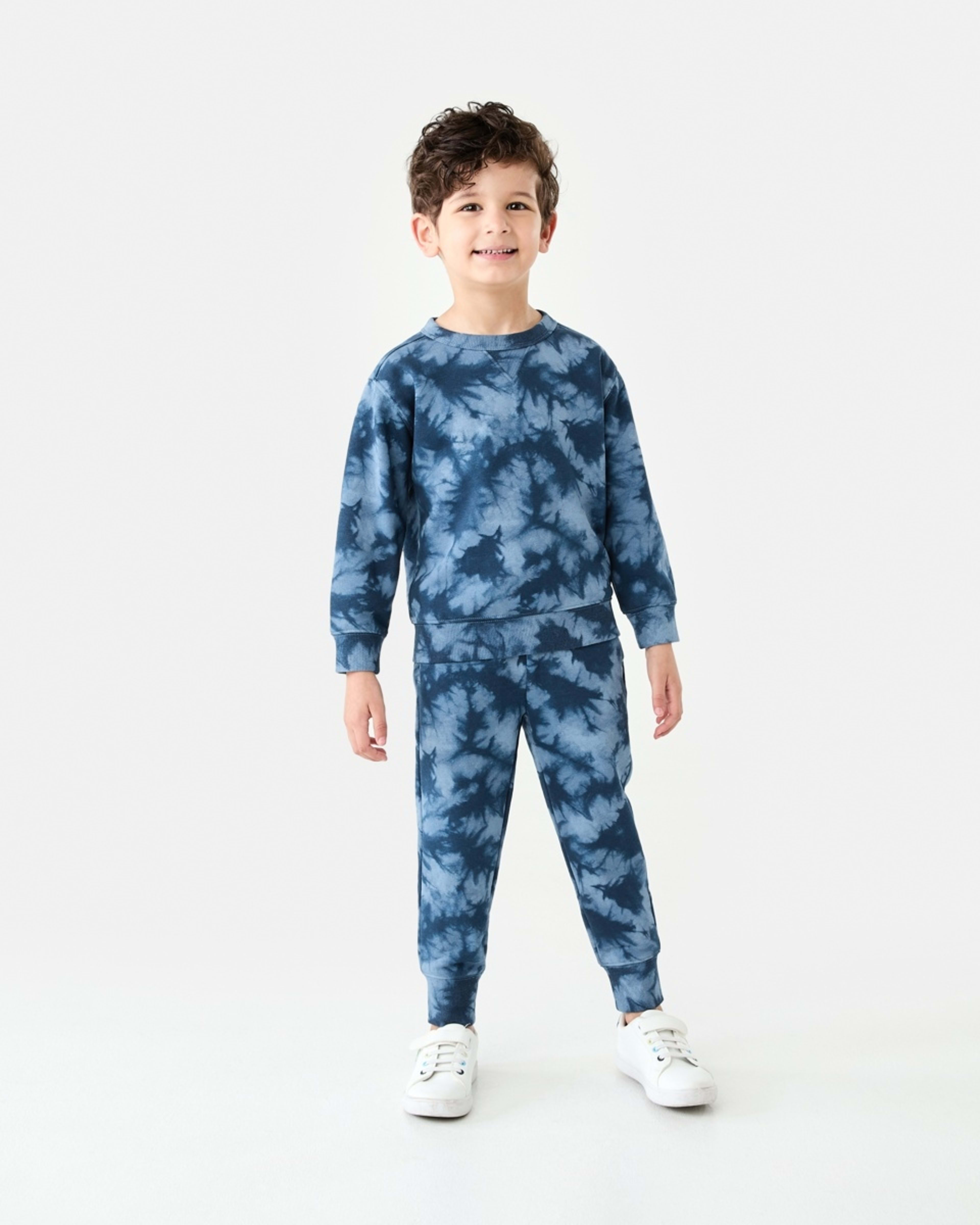 6 All Over Print Trackpants Blu Tiedye, 6 of 9