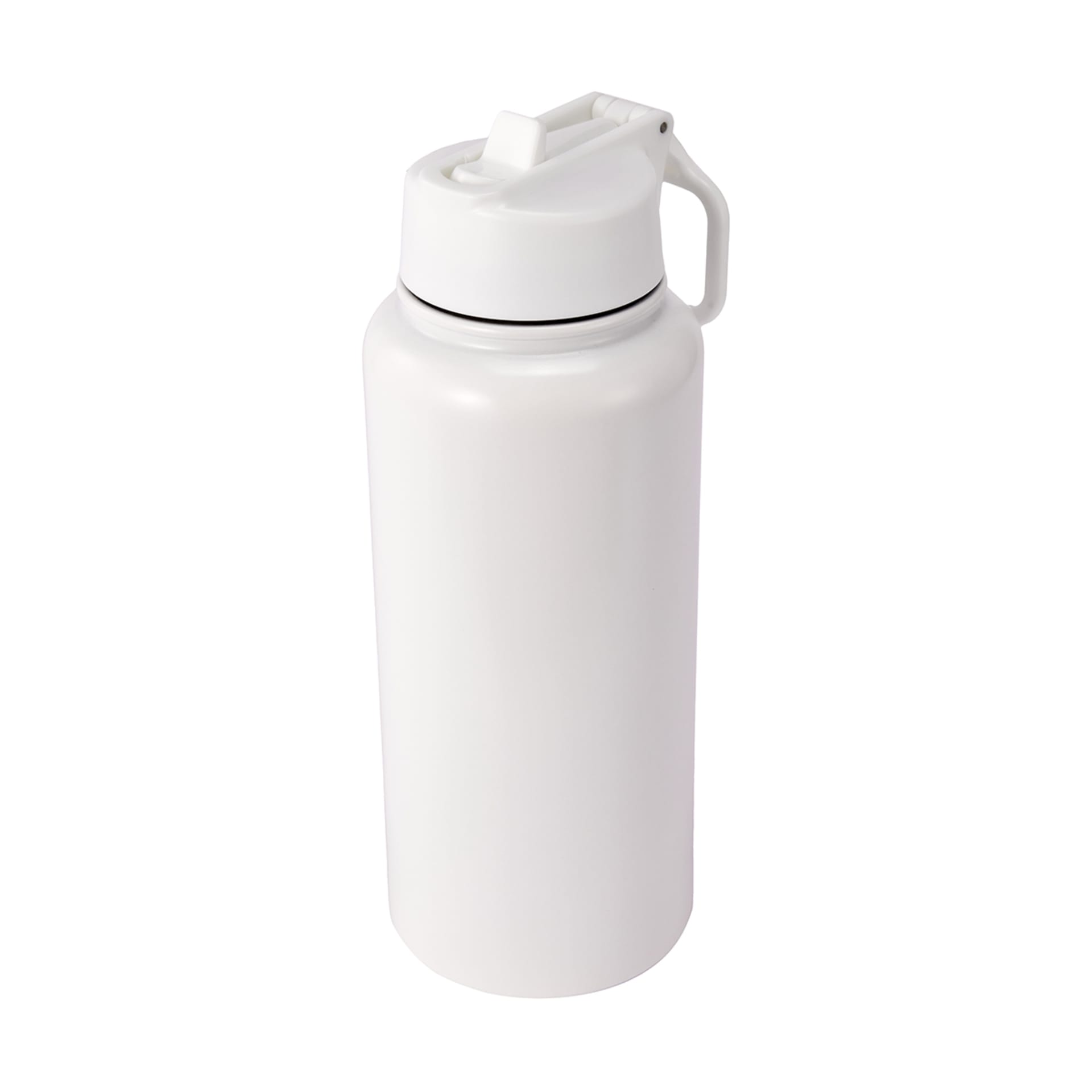 960ml White Double Wall Insulated Cylinder Drink Bottle Kmart