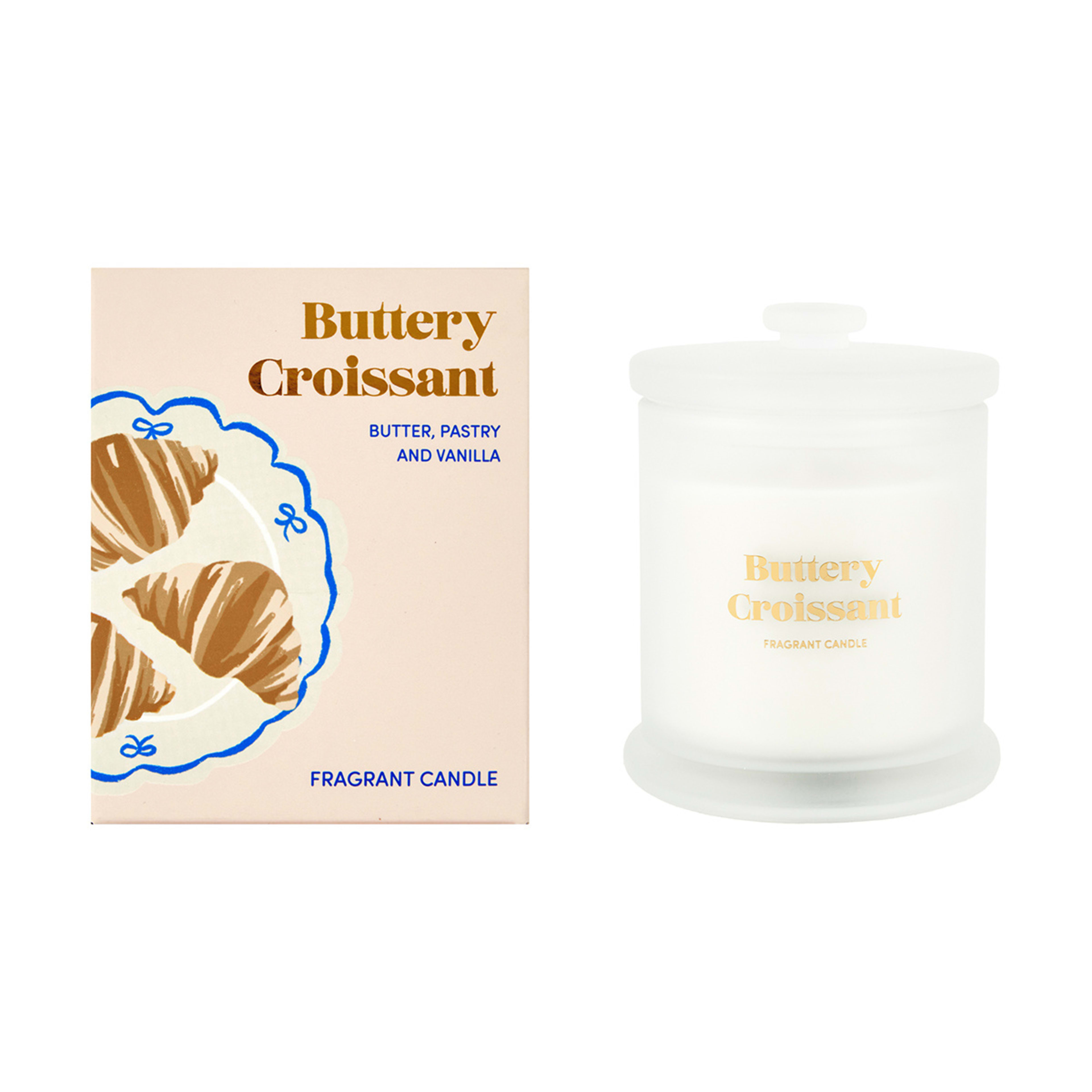 1 Buttery Croissant Fragrant Box Candle
