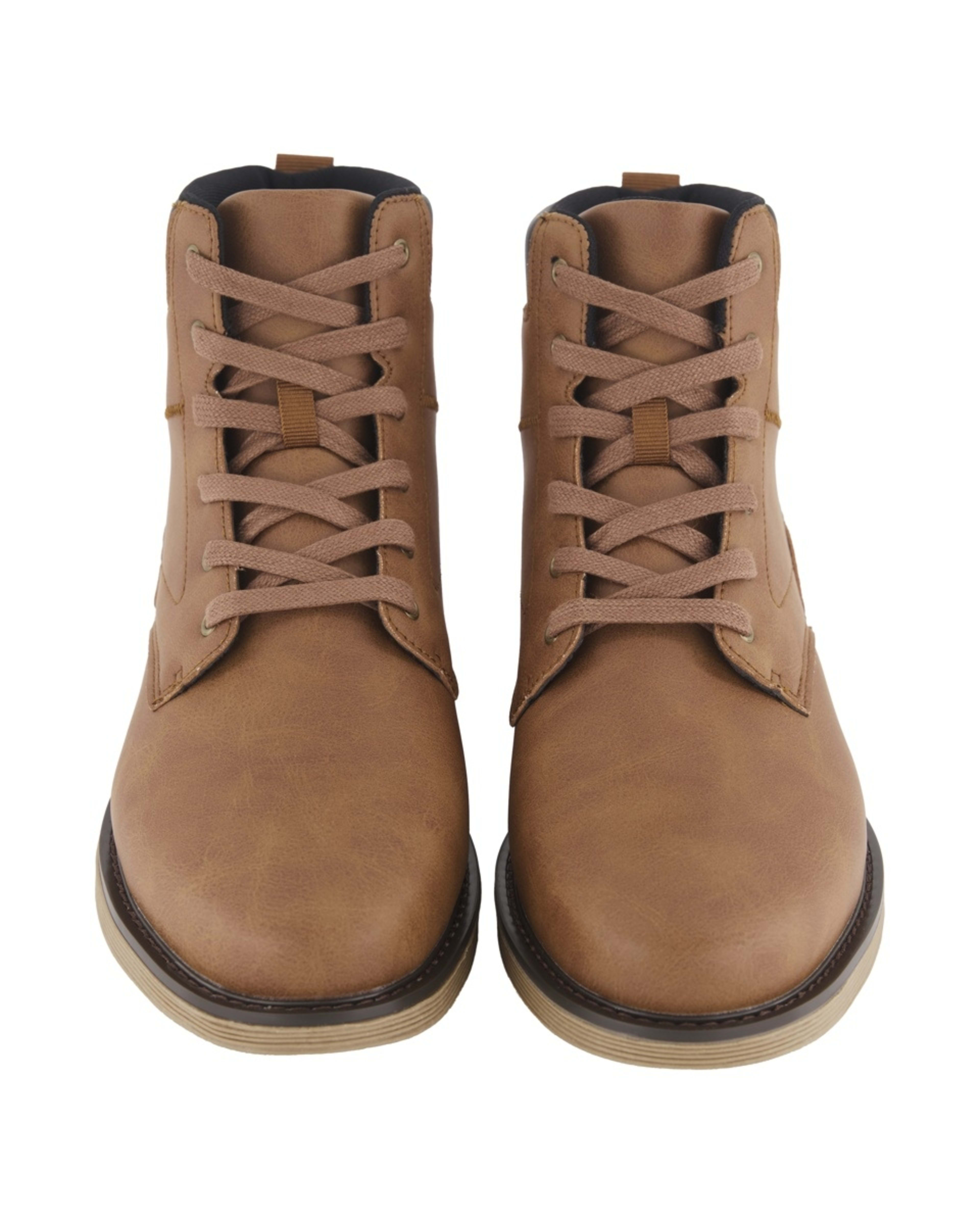 2 Padded Collar Boots Brown, 2 of 4