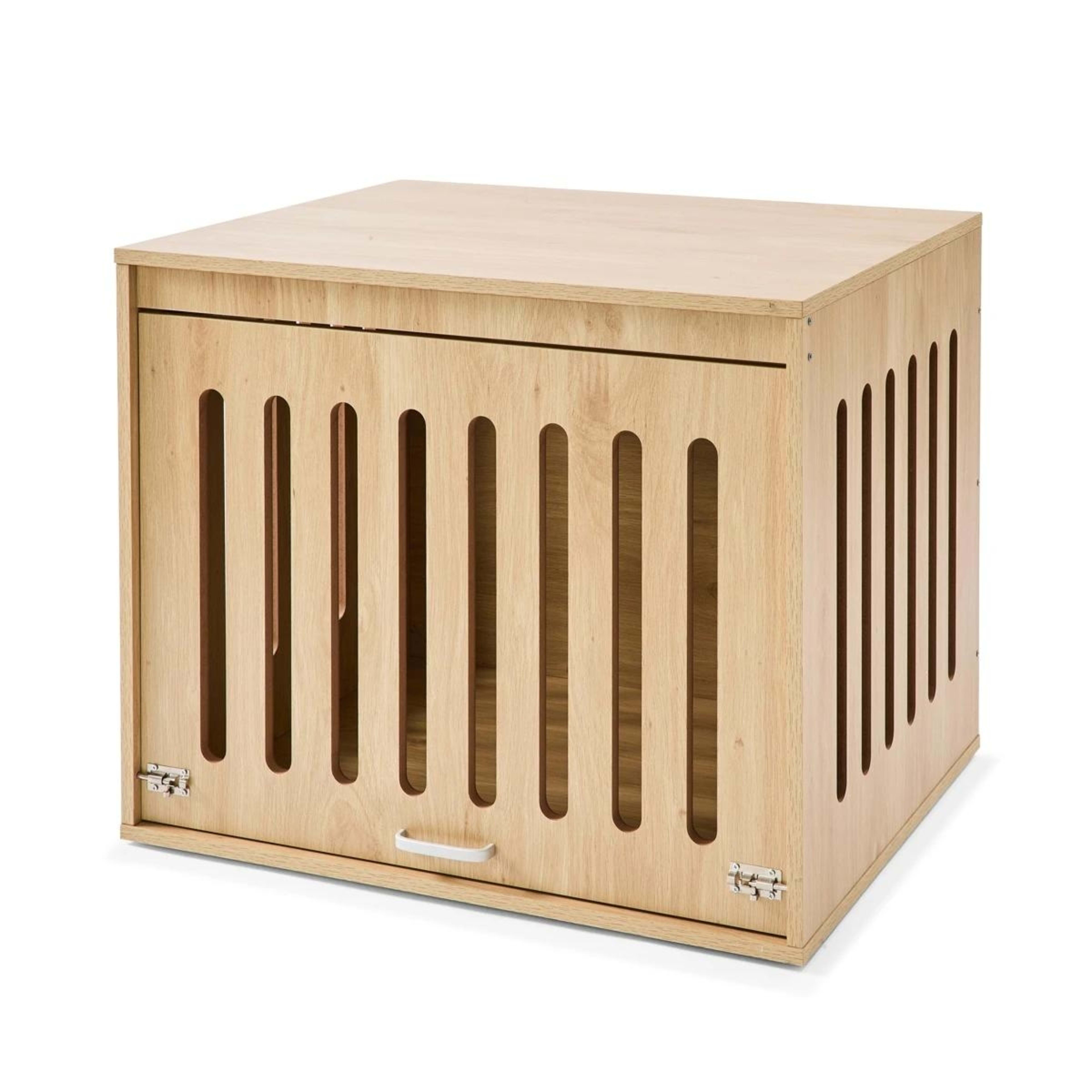 5 Pet Crate Wooden Oak - Medium, 5 of 10