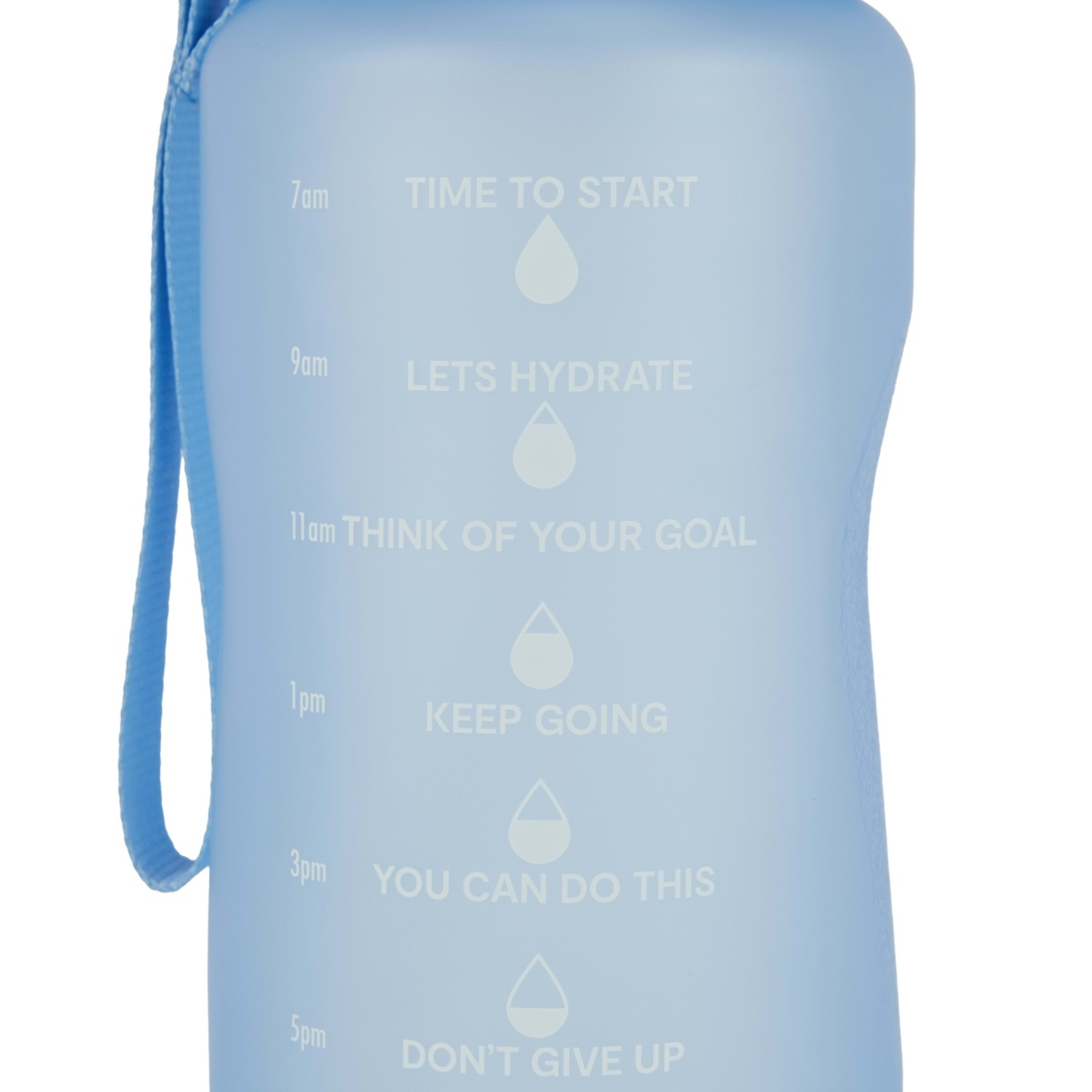 6 2.1L Blue Daily Intake Flip Lid Drink Bottle, 6 of 9