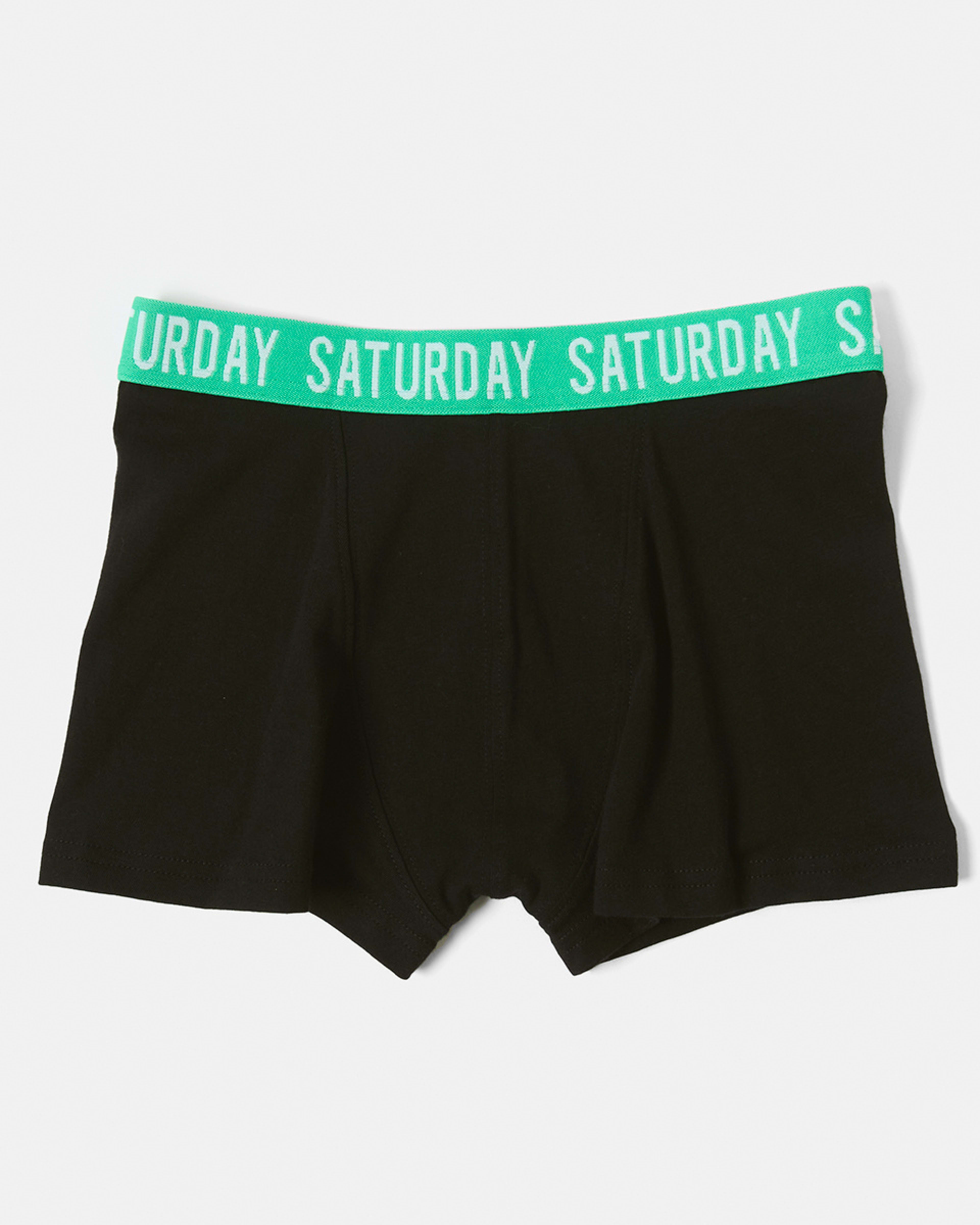 5 7 Pack Attached Elastic Trunks BLACK WEEKDAYS, 5 of 10