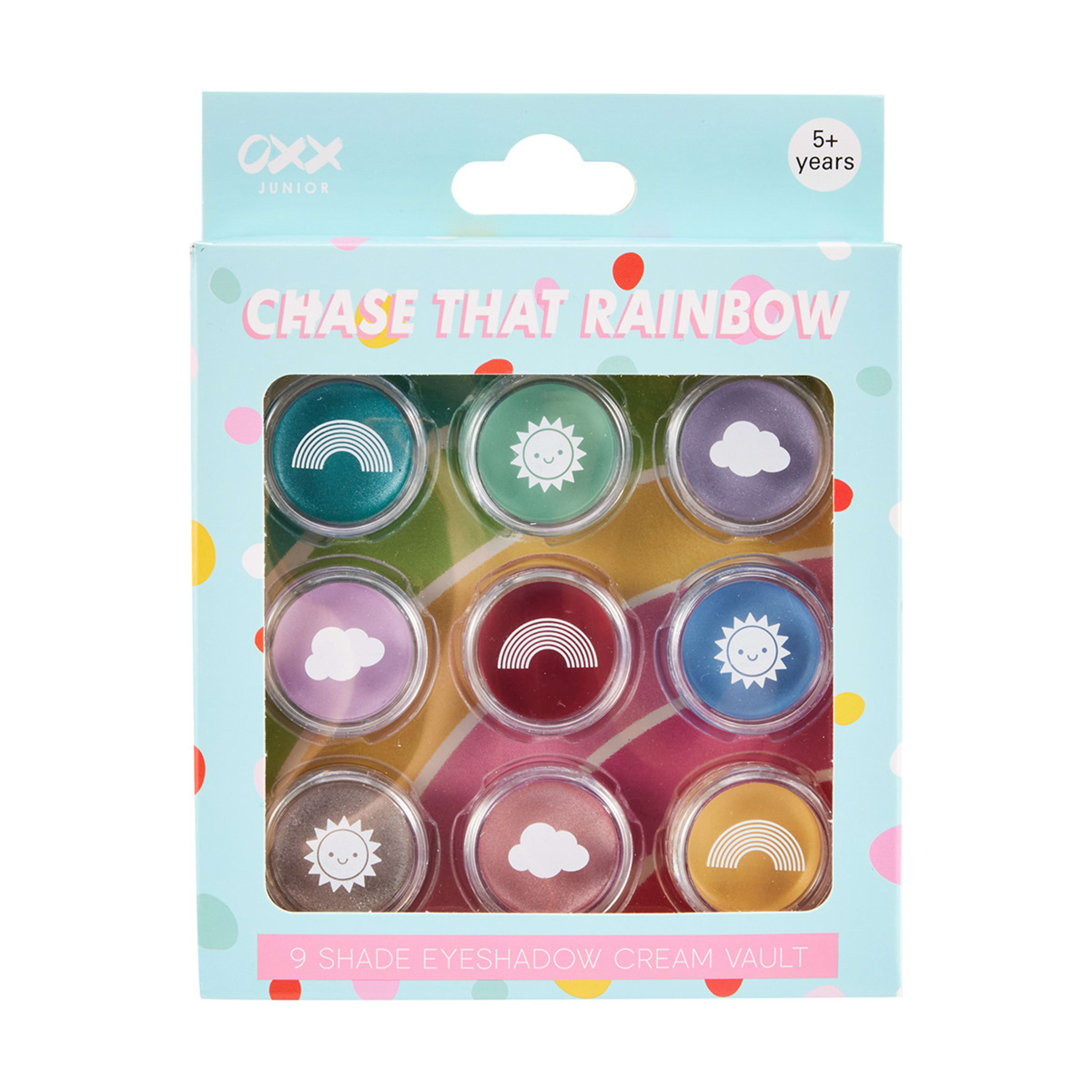 1 OXX Junior 9 Shades Eyeshadow Cream Vault - Chase that Rainbow