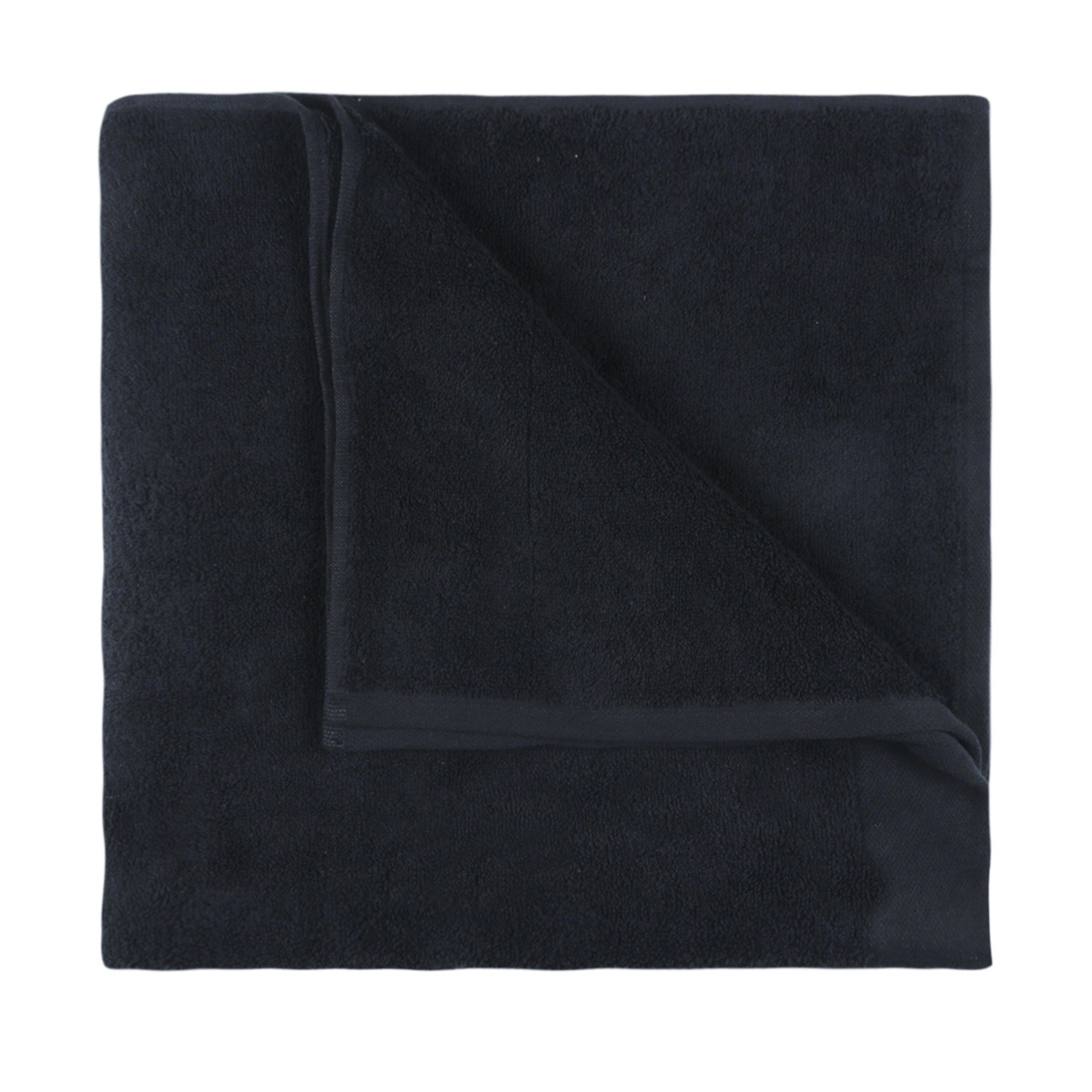 Malmo Cotton Bath Sheet - Black - Kmart
