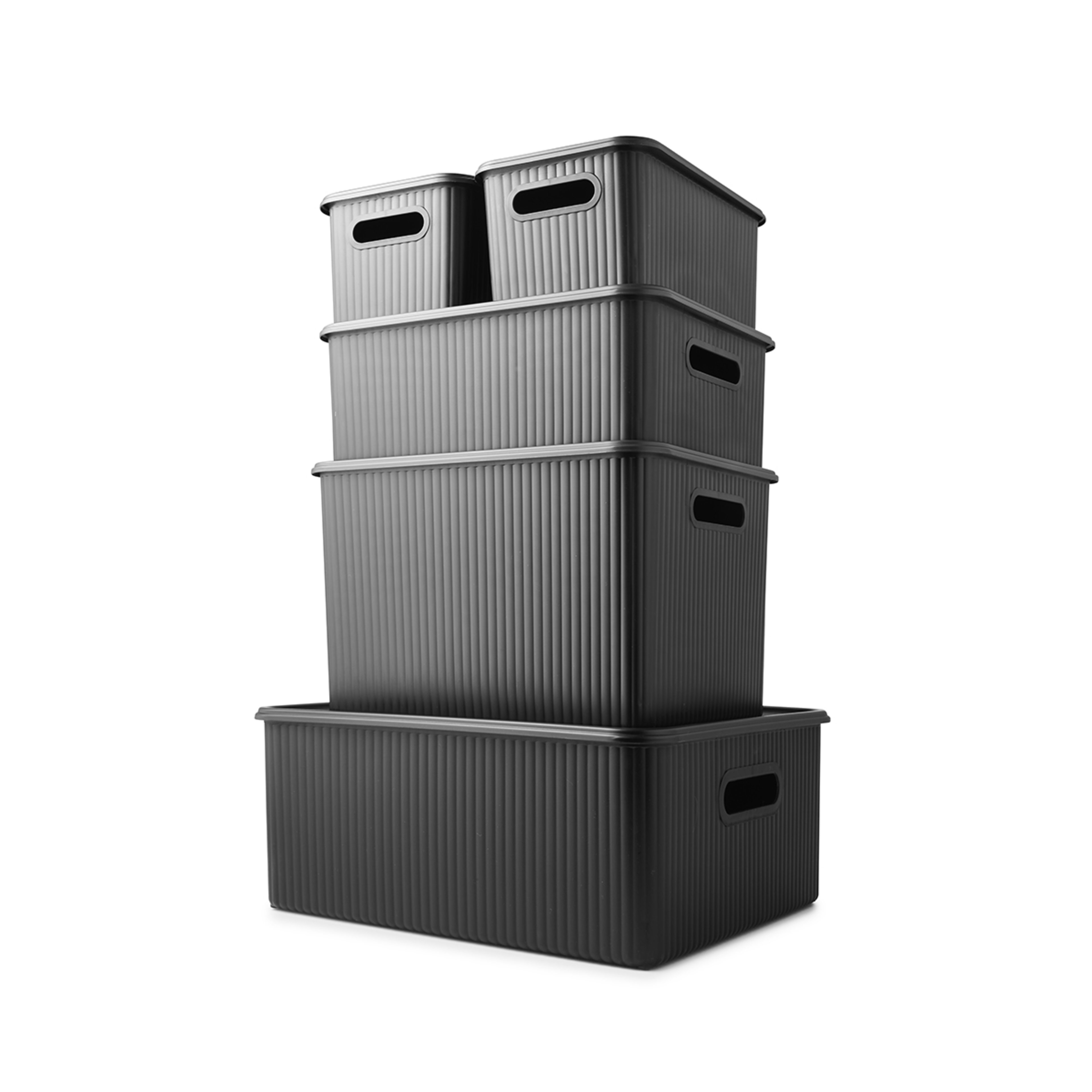 9 19L Ribbed Container - Black, 9 of 10