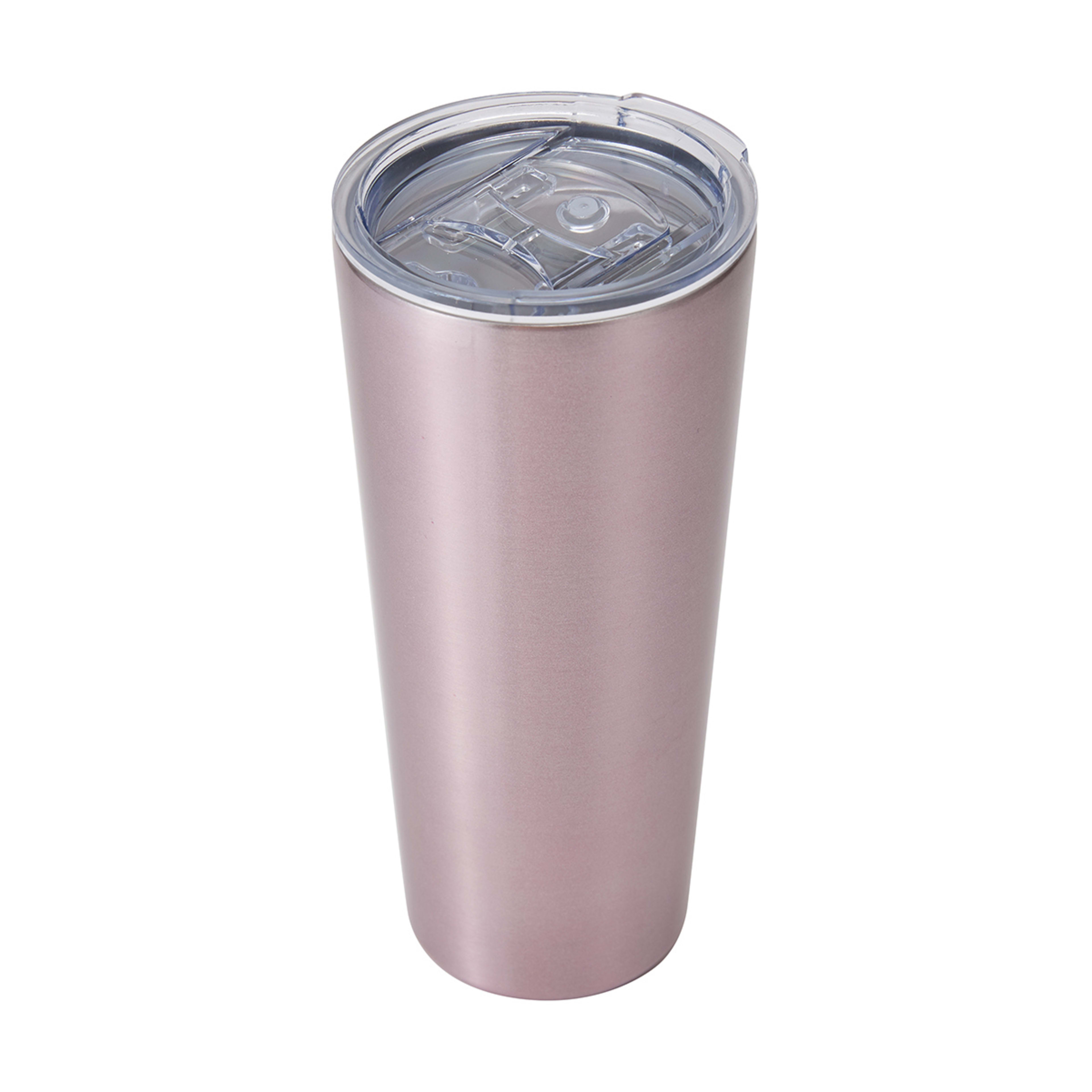600ml Pink On The Go Tumbler Set Kmart