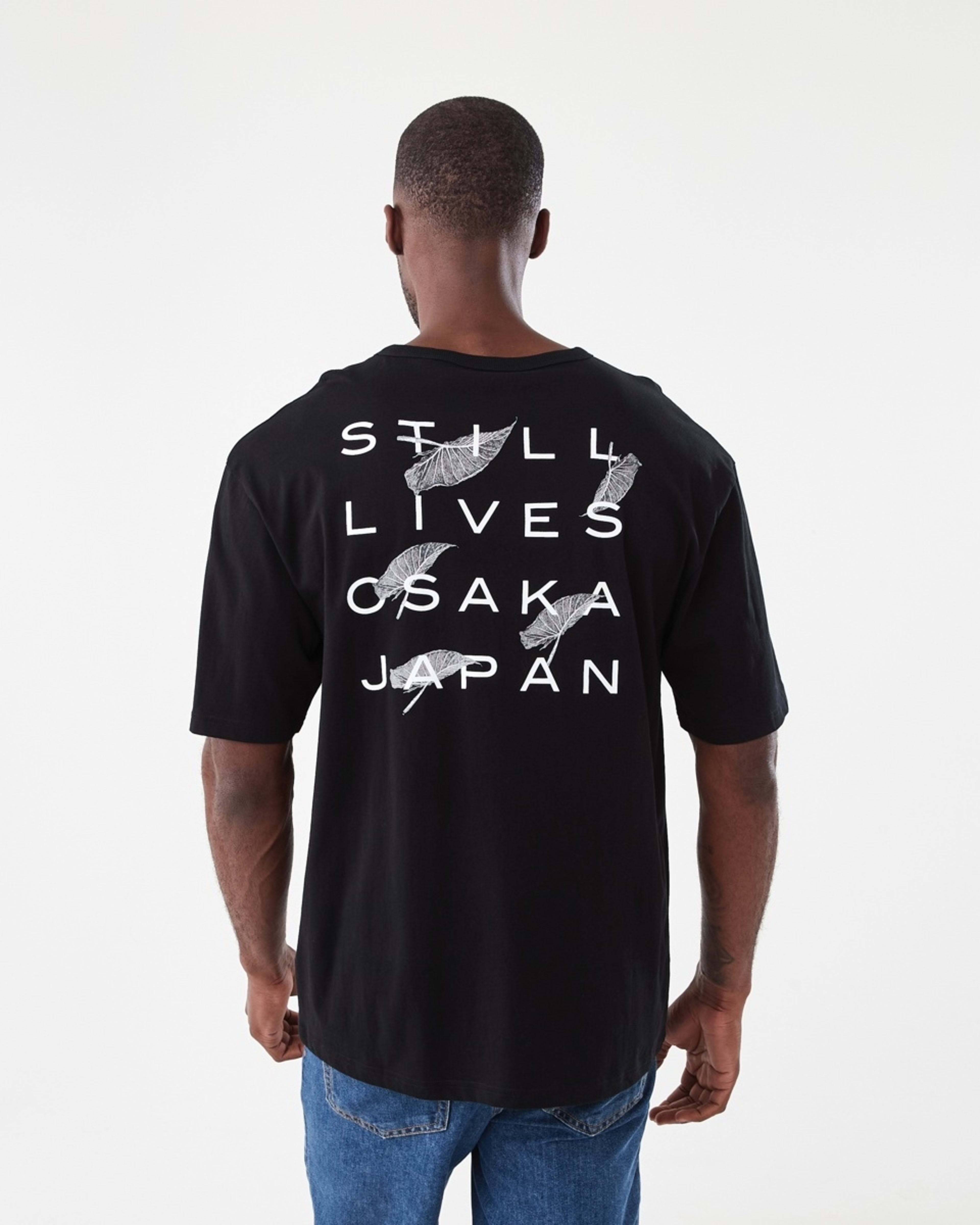 3 Oversized Graphic T-shirt Black, 3 of 6