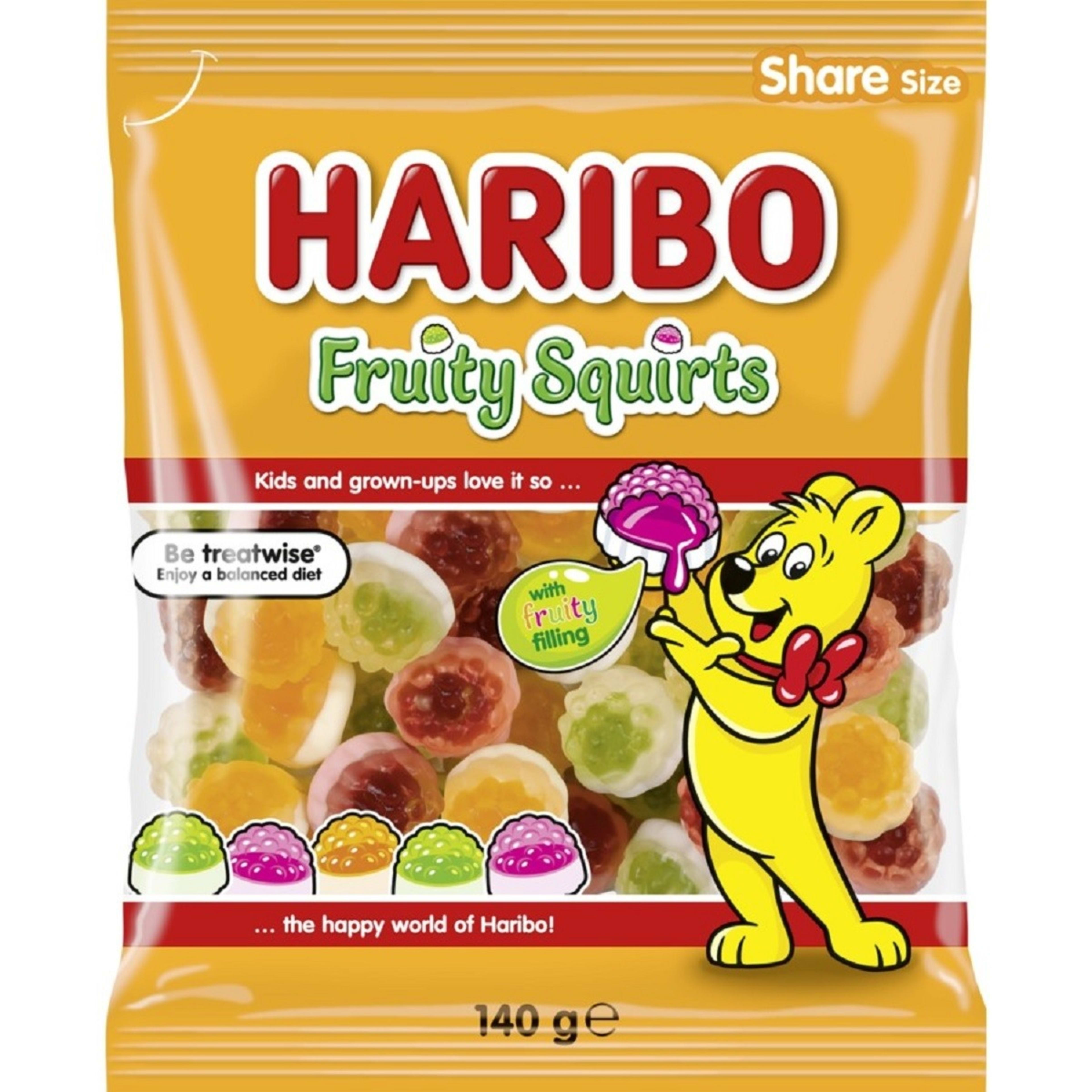 1 Haribo Fruity Squirts 140g