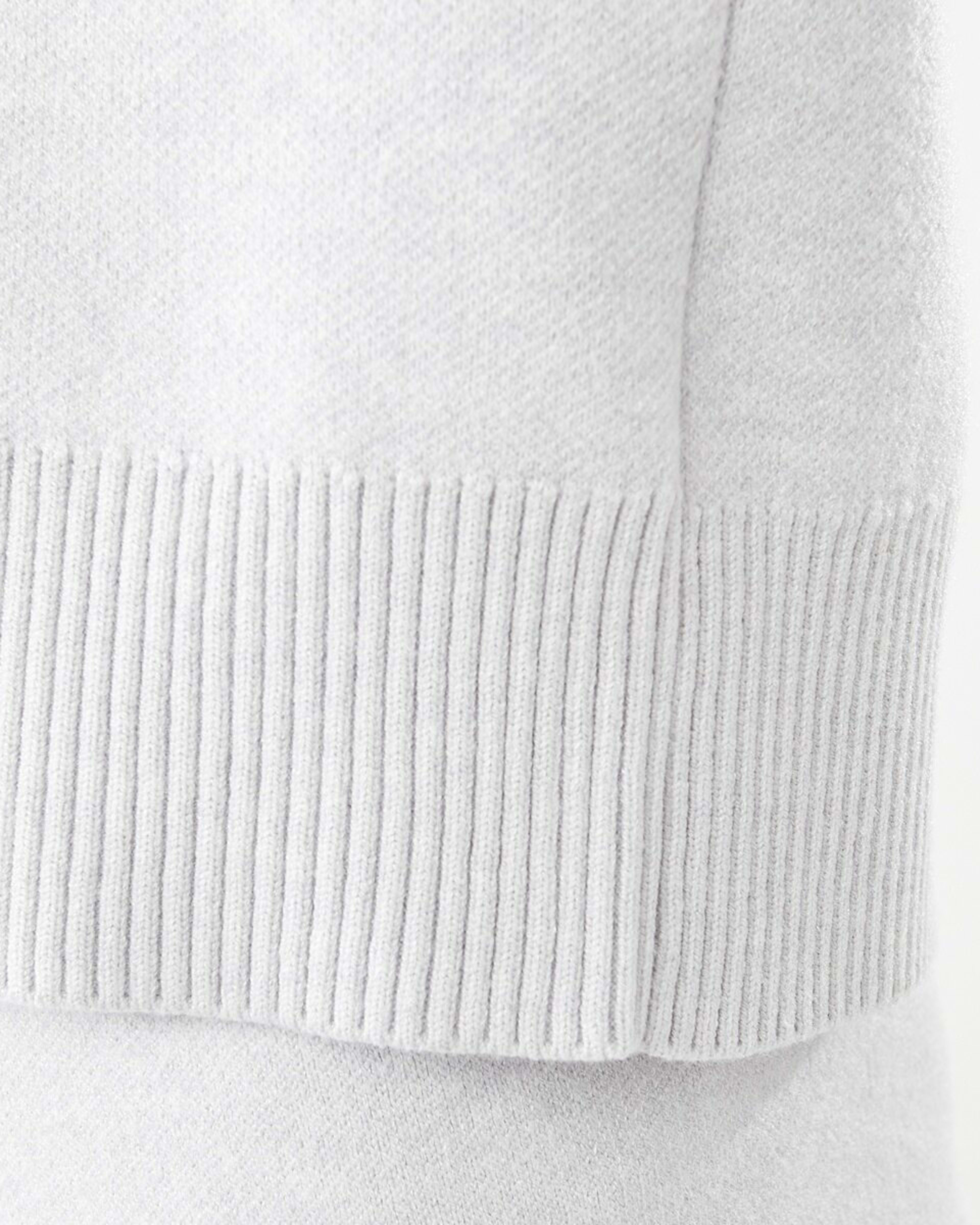 6 Bonded Knit Hoodie Light Grey Marle, 6 of 10