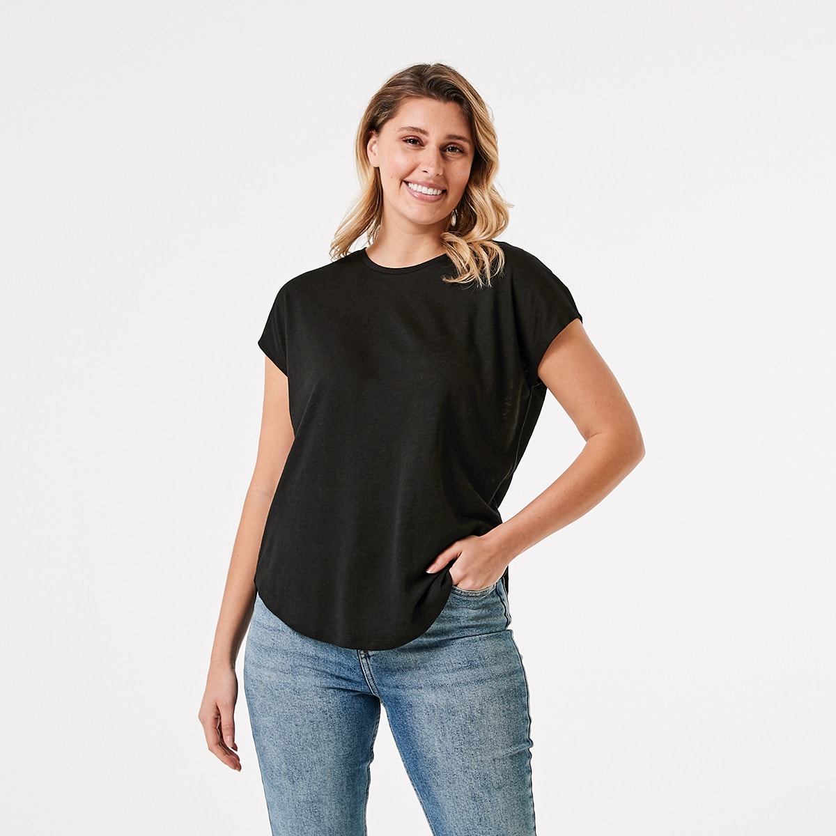 kmart black t shirt womens